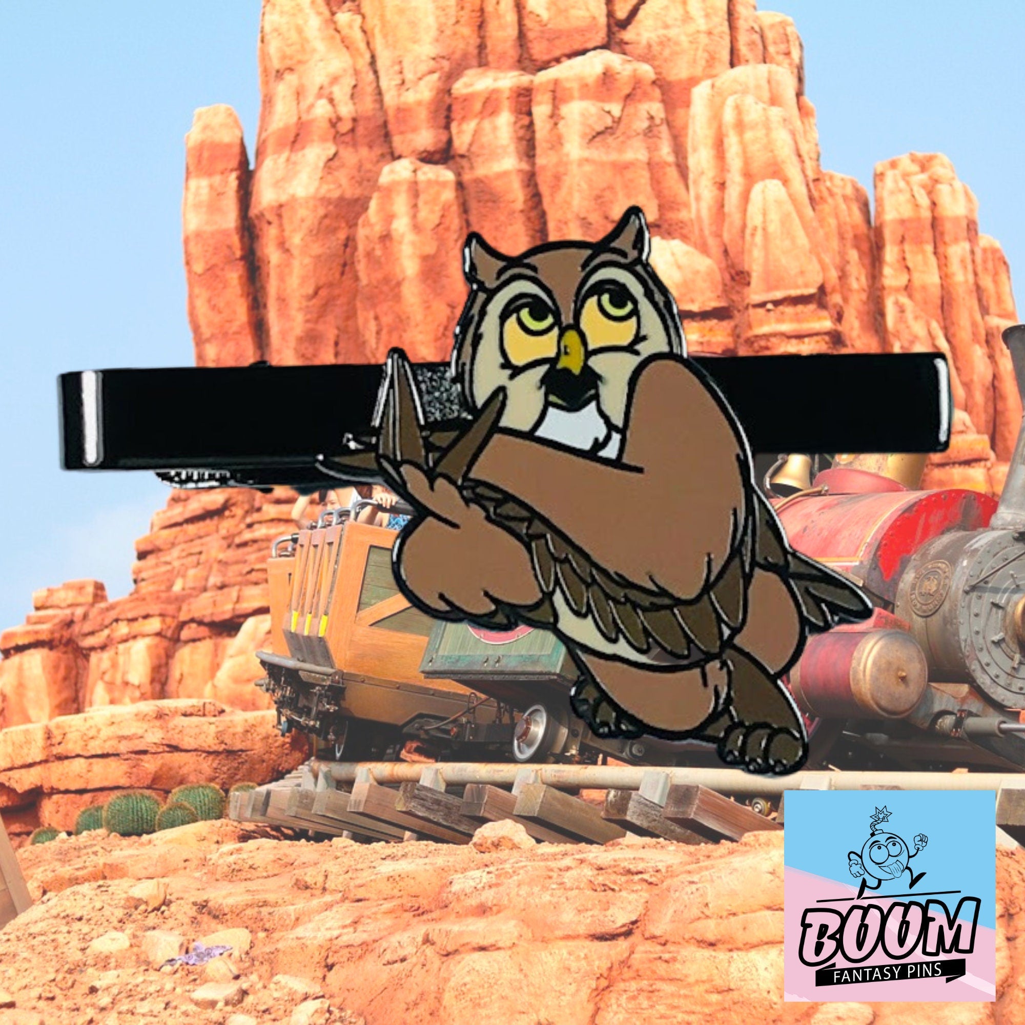 Pinza de corbata – Búho amigo de Bambi – Disney Fantasy