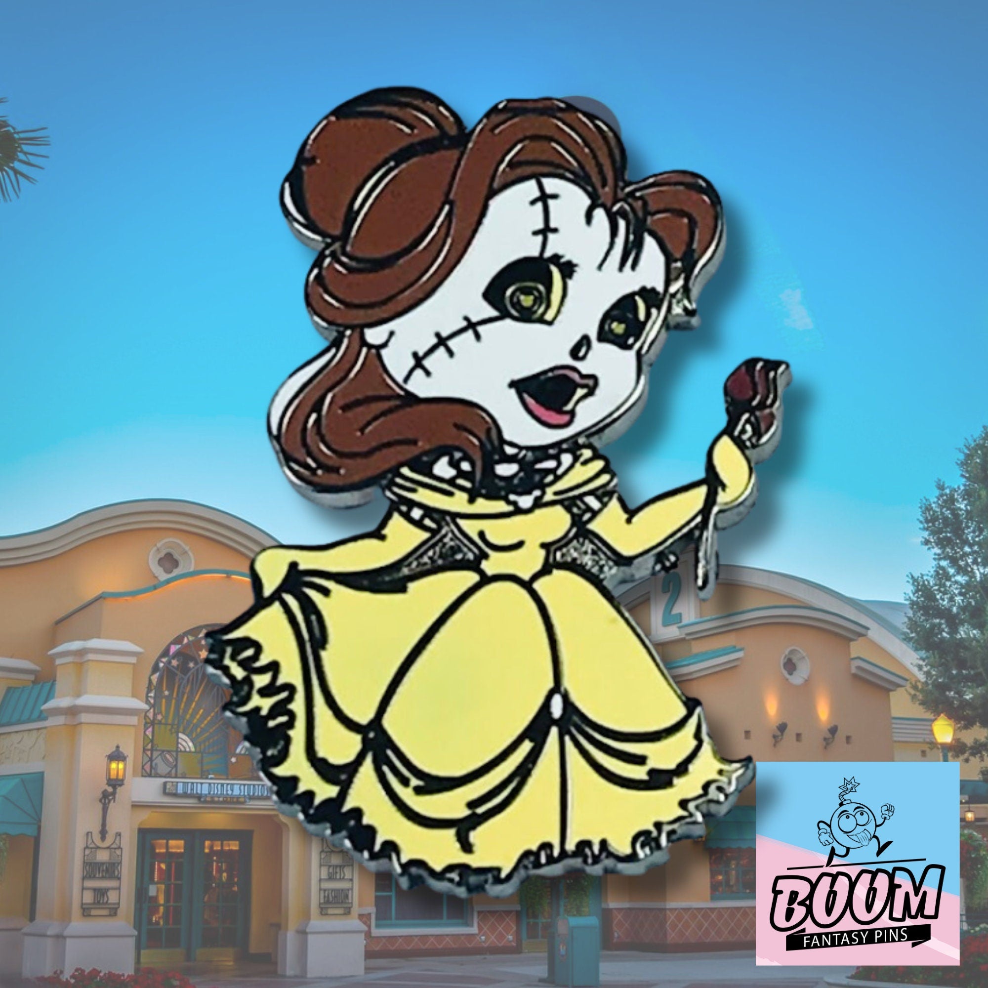 Pin's – Belle en zombie de La Belle et la Bête – Disney Fantasy
