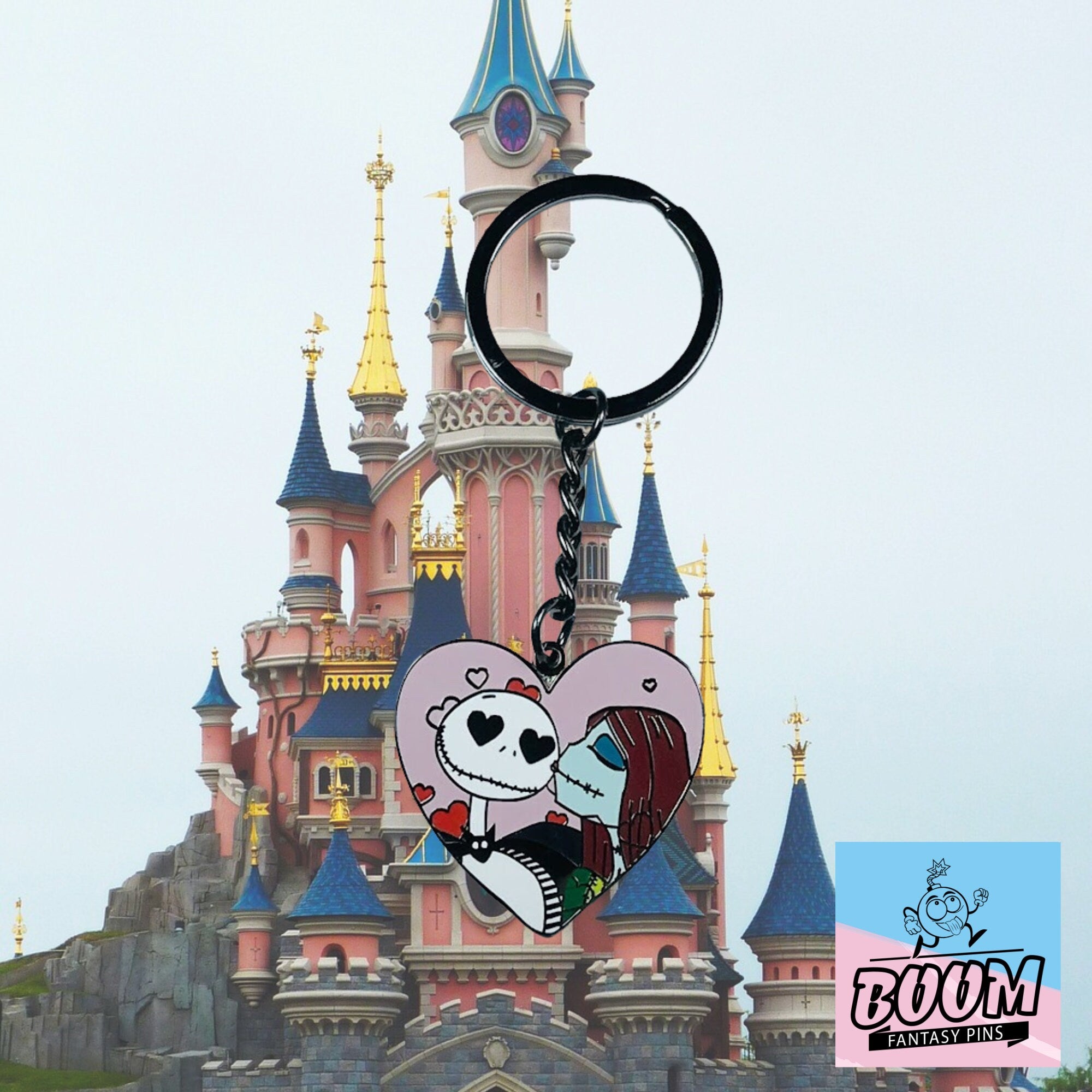 Keychain – Jack Skellington and Sally from The Nightmare Before Christmas – Disney Fantasy