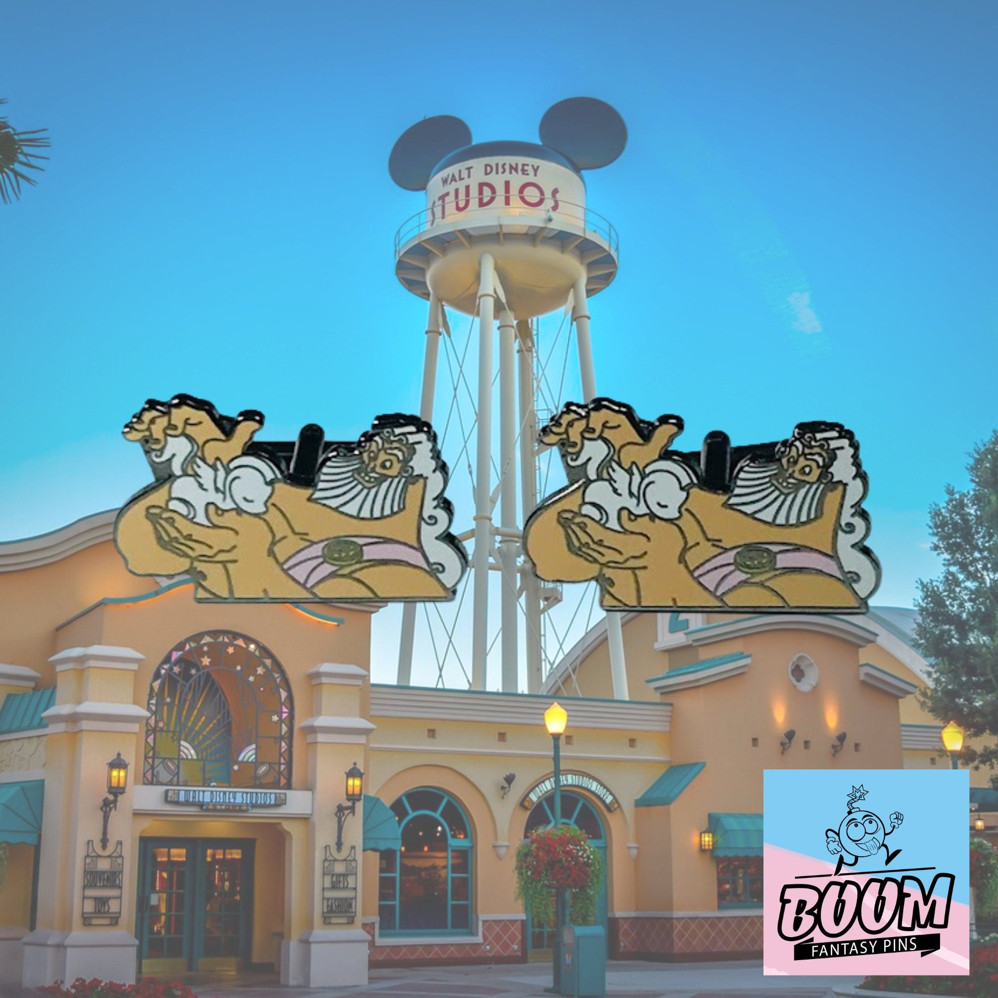 Gemelos – Zeus y Pegaso de Hércules – Disney Fantasy