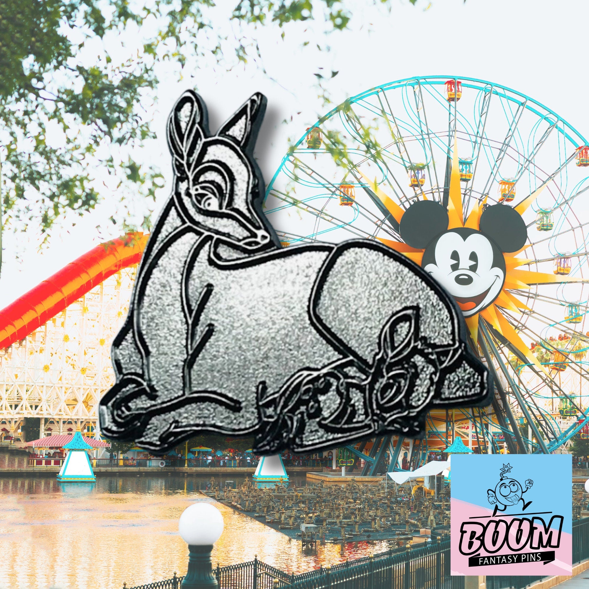 Pin – Mamá de Bambi y Bambi de Bambi – Disney Fantasy