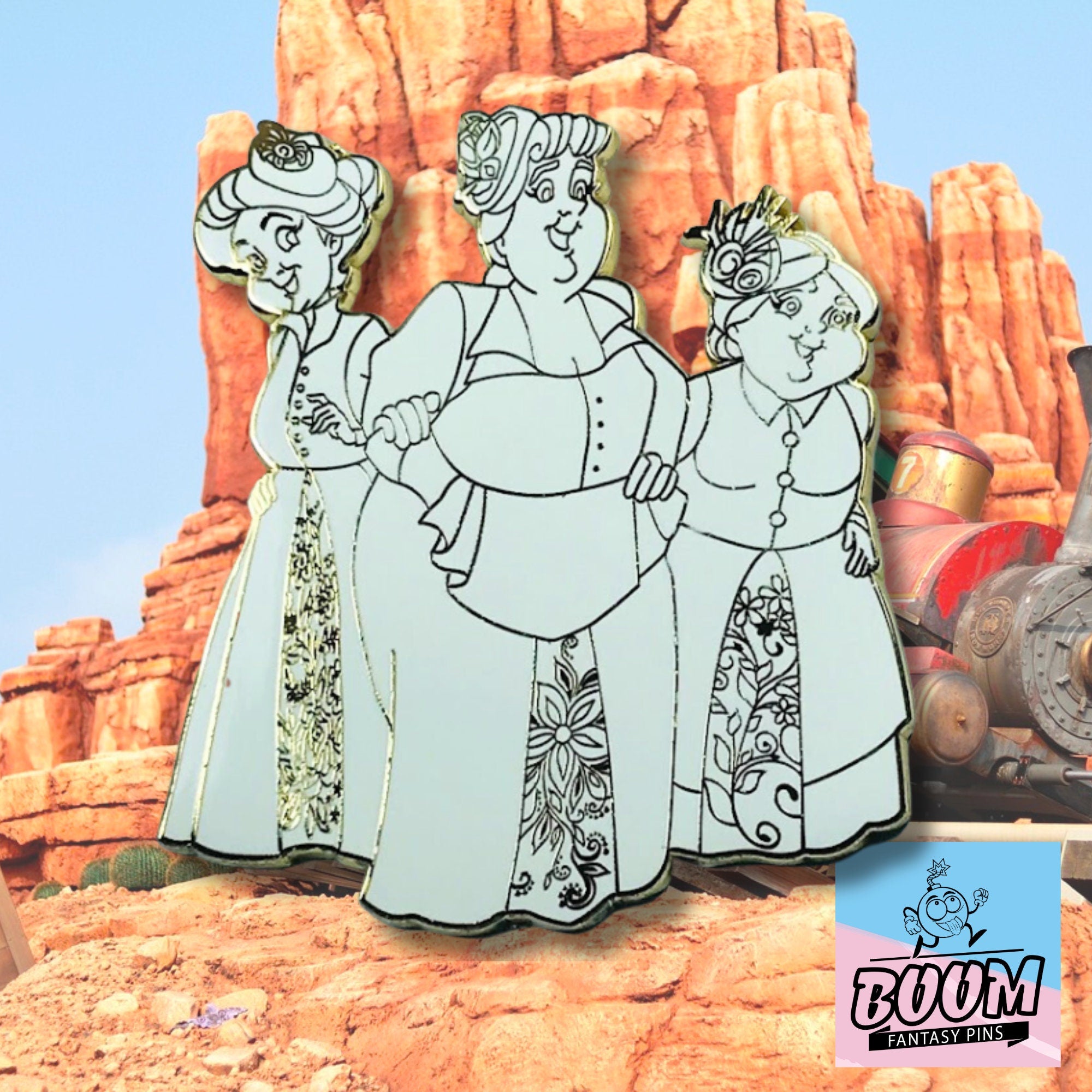 Épinglette – Flora, Fauna et Pimprenelle de La Belle au bois dormant – Disney Fantasy