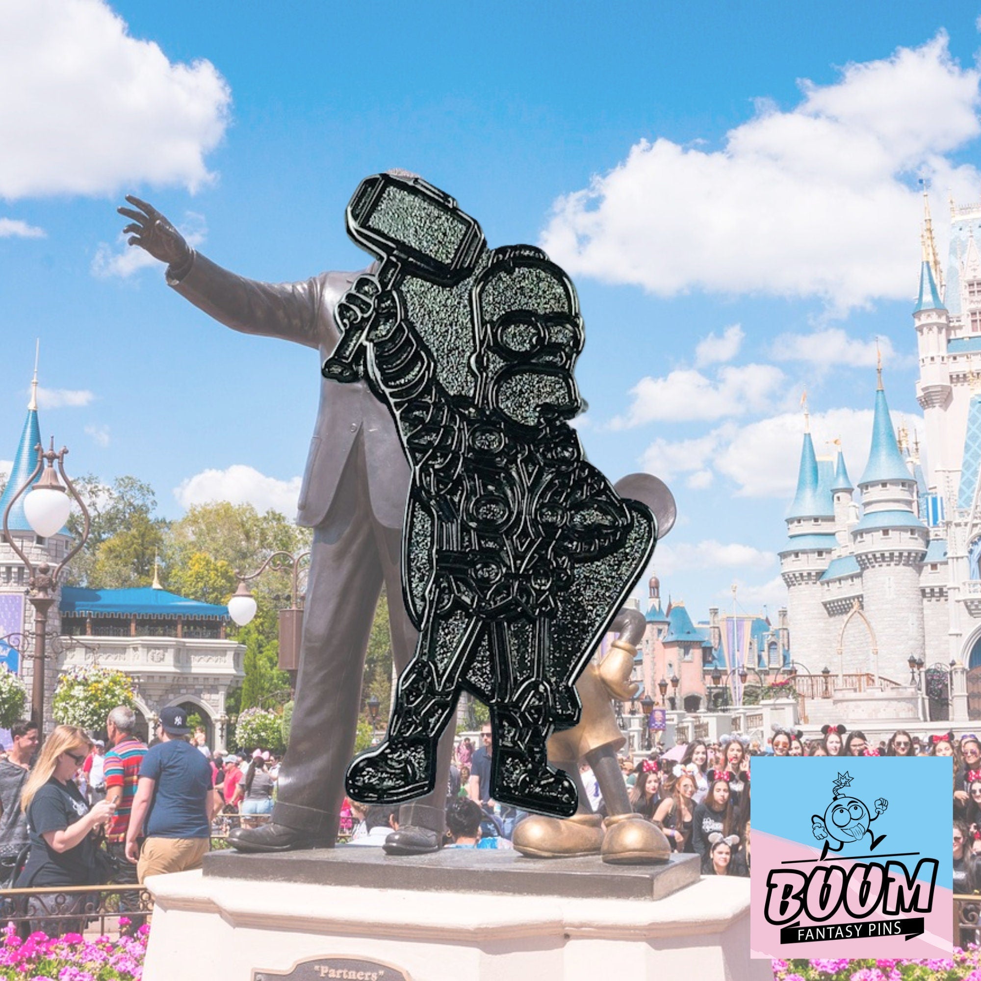 Pin's – Homer Simpson des Simpson – Disney Fantasy