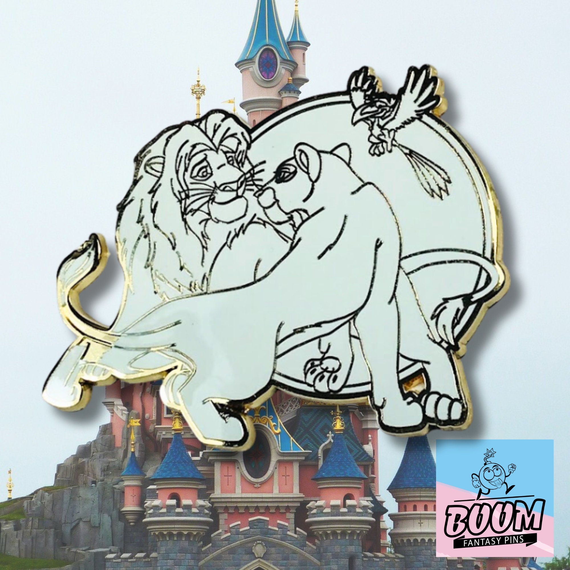 Pin – Simba Nala y Zazu de El Rey León Disney Fantasy