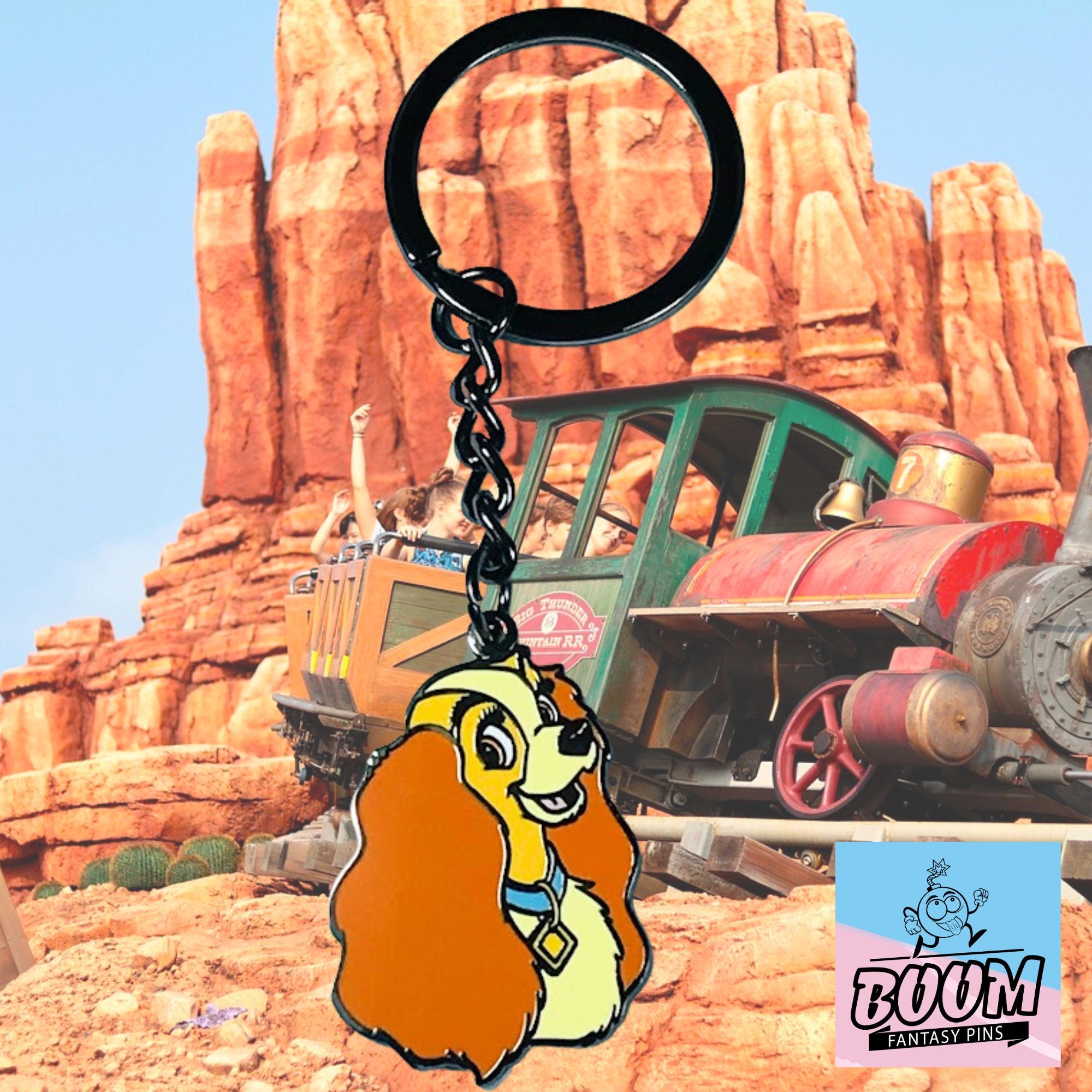 Llavero – Dama de La Dama y el Vagabundo – Disney Fantasy