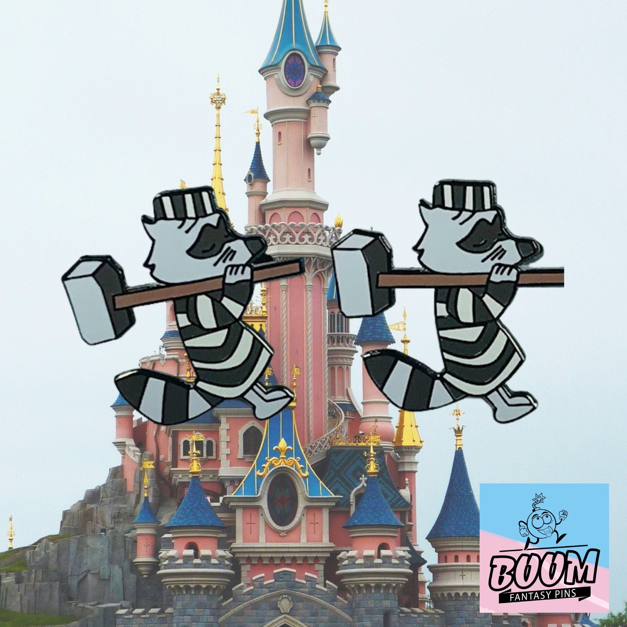 Cufflinks – Recurring Raccoon from Robin Hood – Disney Fantasy