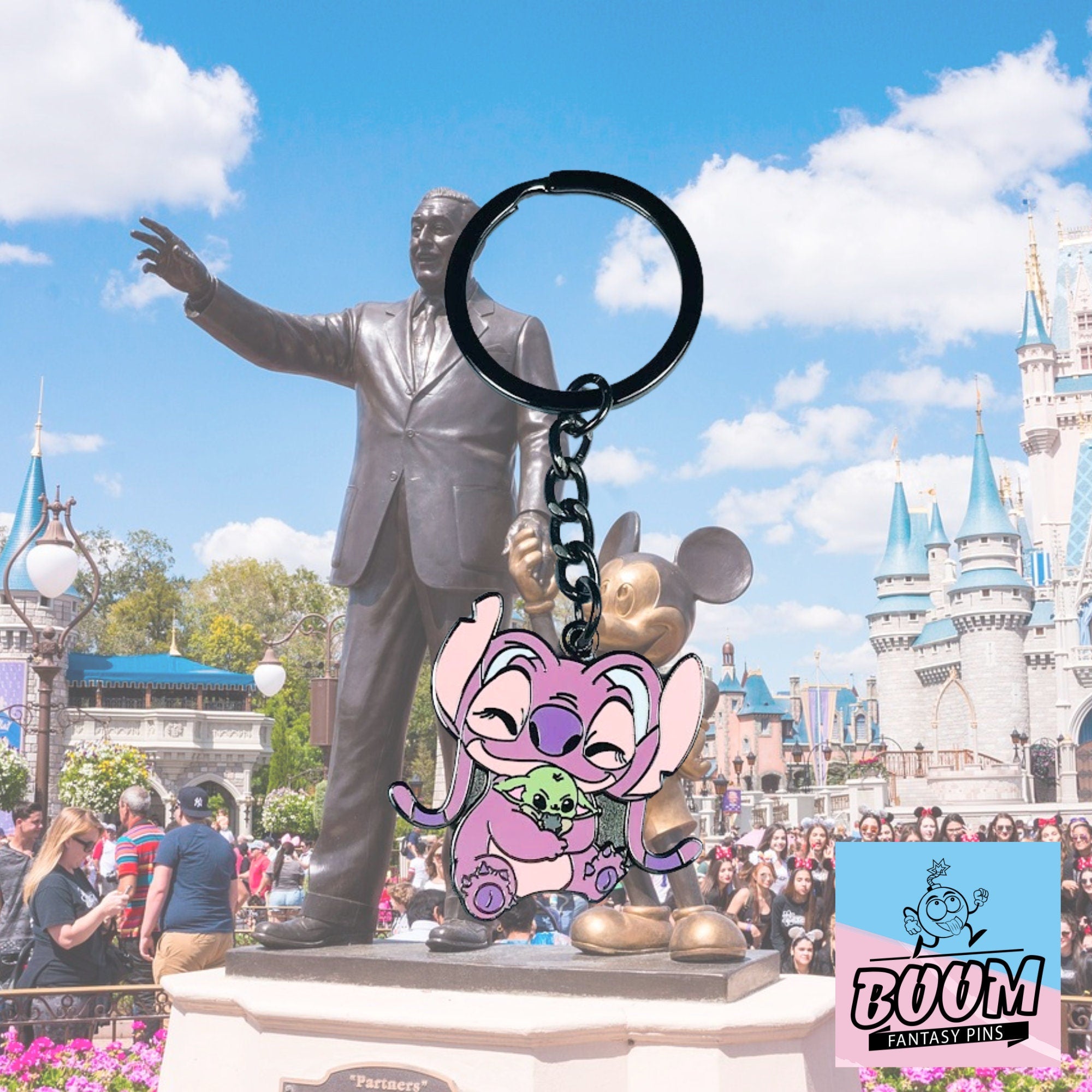 Porte-clés – Ange de Lilo &amp; Stitch – Disney Fantasy