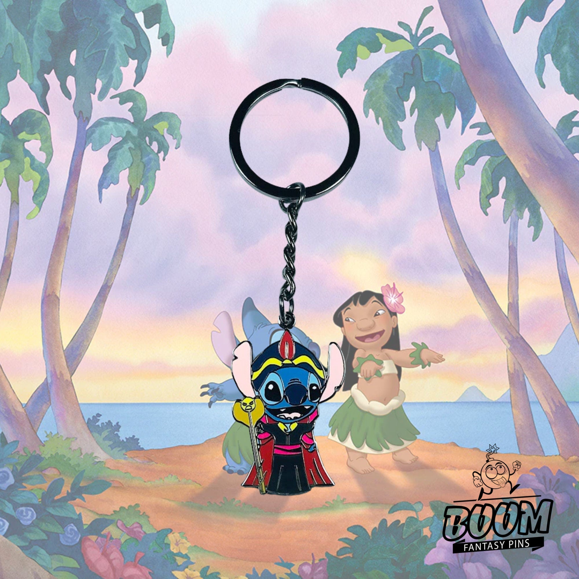 Llavero – Stitch como Jafar de Lilo y Stitch – Disney Fantasy