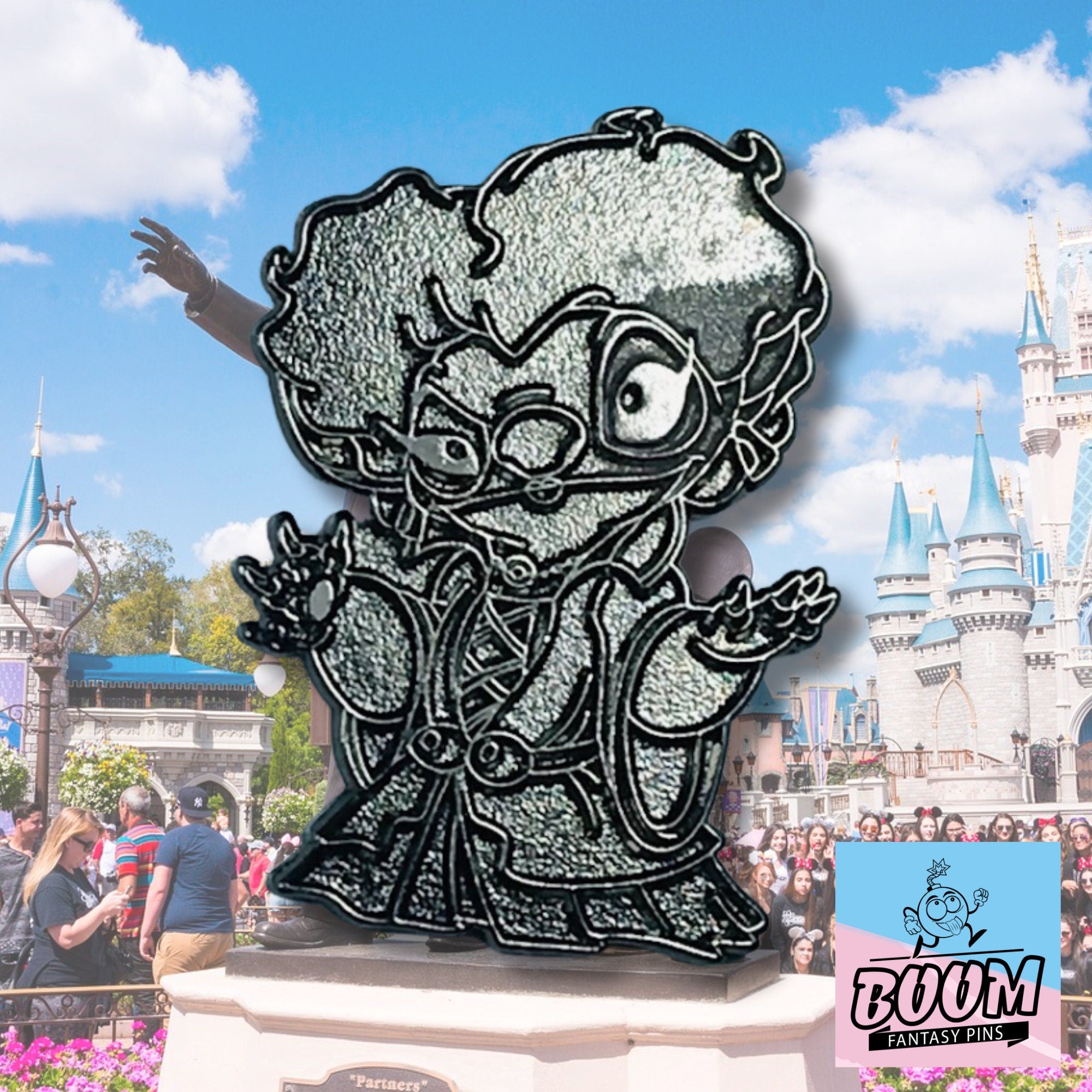 Pin's – Stitch en Winifred Sanderson de Lilo &amp; Stitch – Disney Fantasy