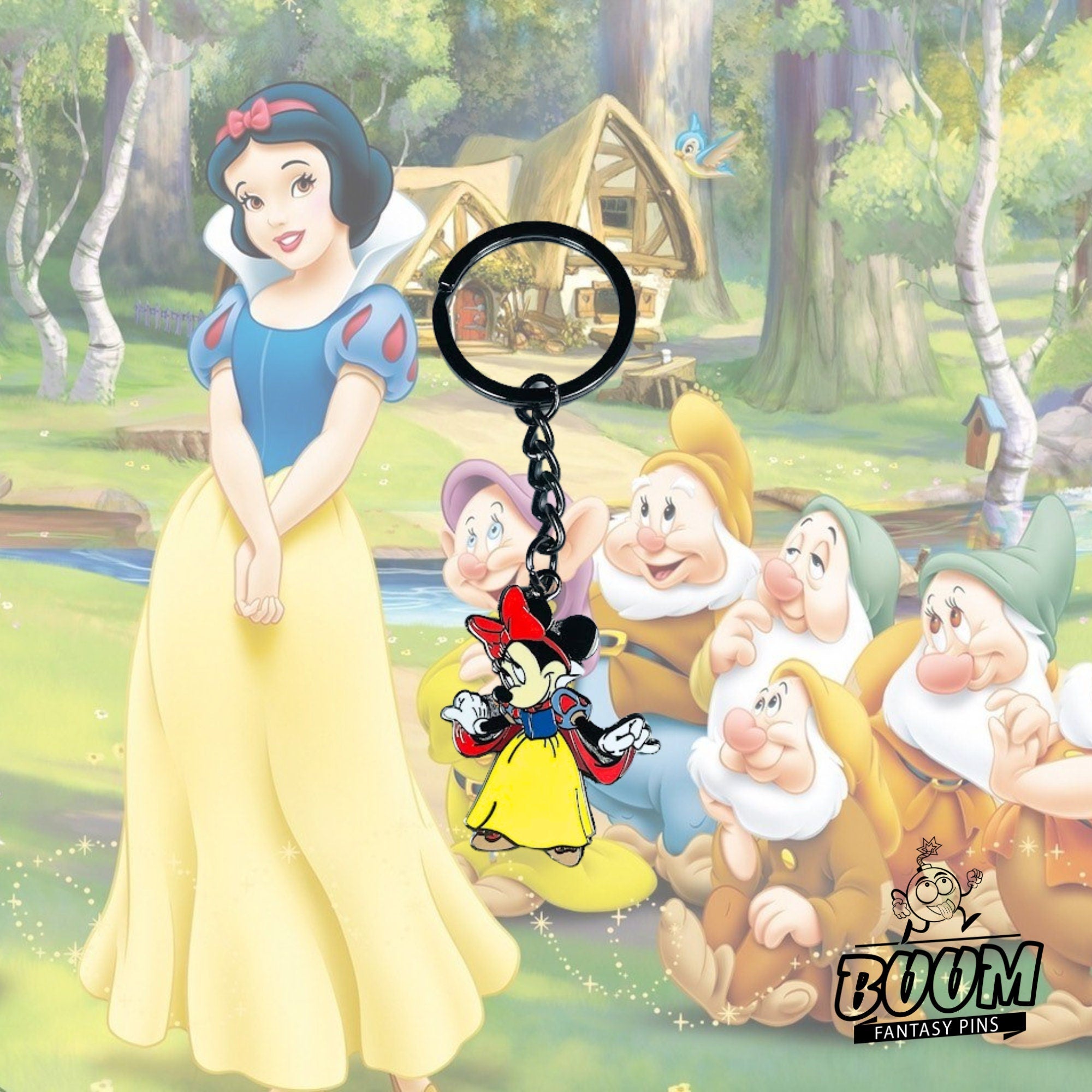 Llavero – Minnie Mouse de Blancanieves y los siete enanitos – Disney Fantasy