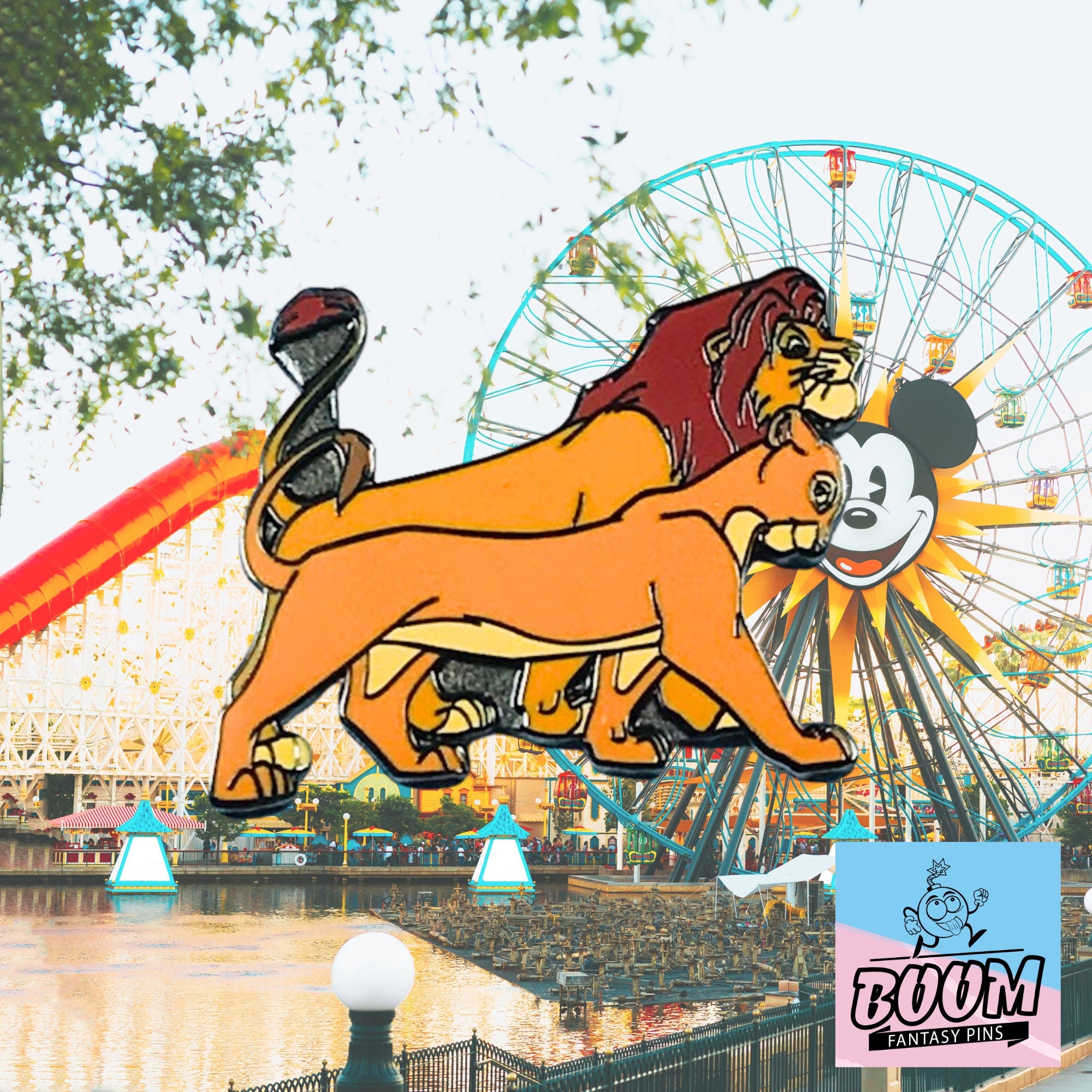 Pin – Nala y Simba de El Rey León – Disney Fantasy