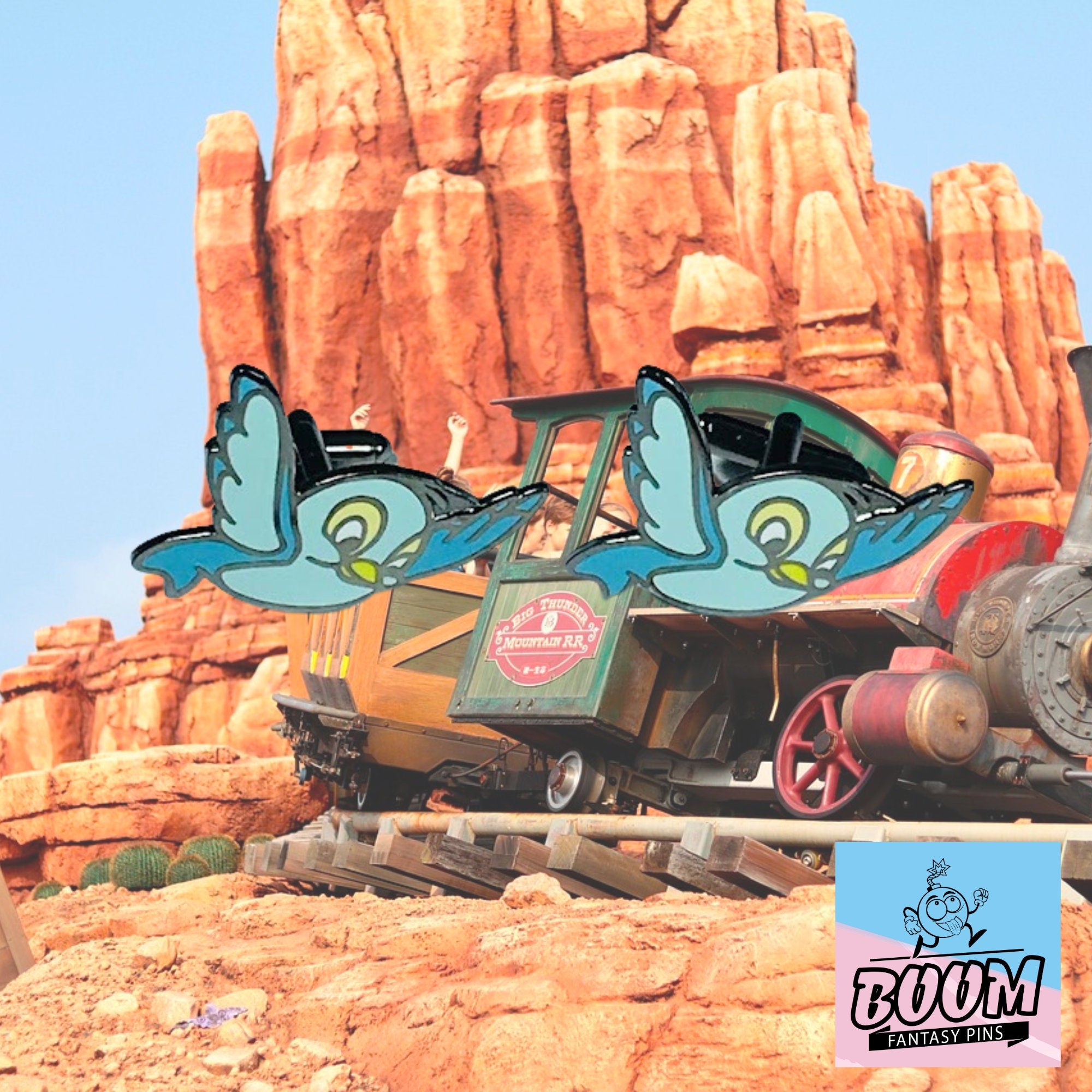 Boutons de manchette – Bambi et l'Oiseau bleu du film Bambi – Disney Fantasy