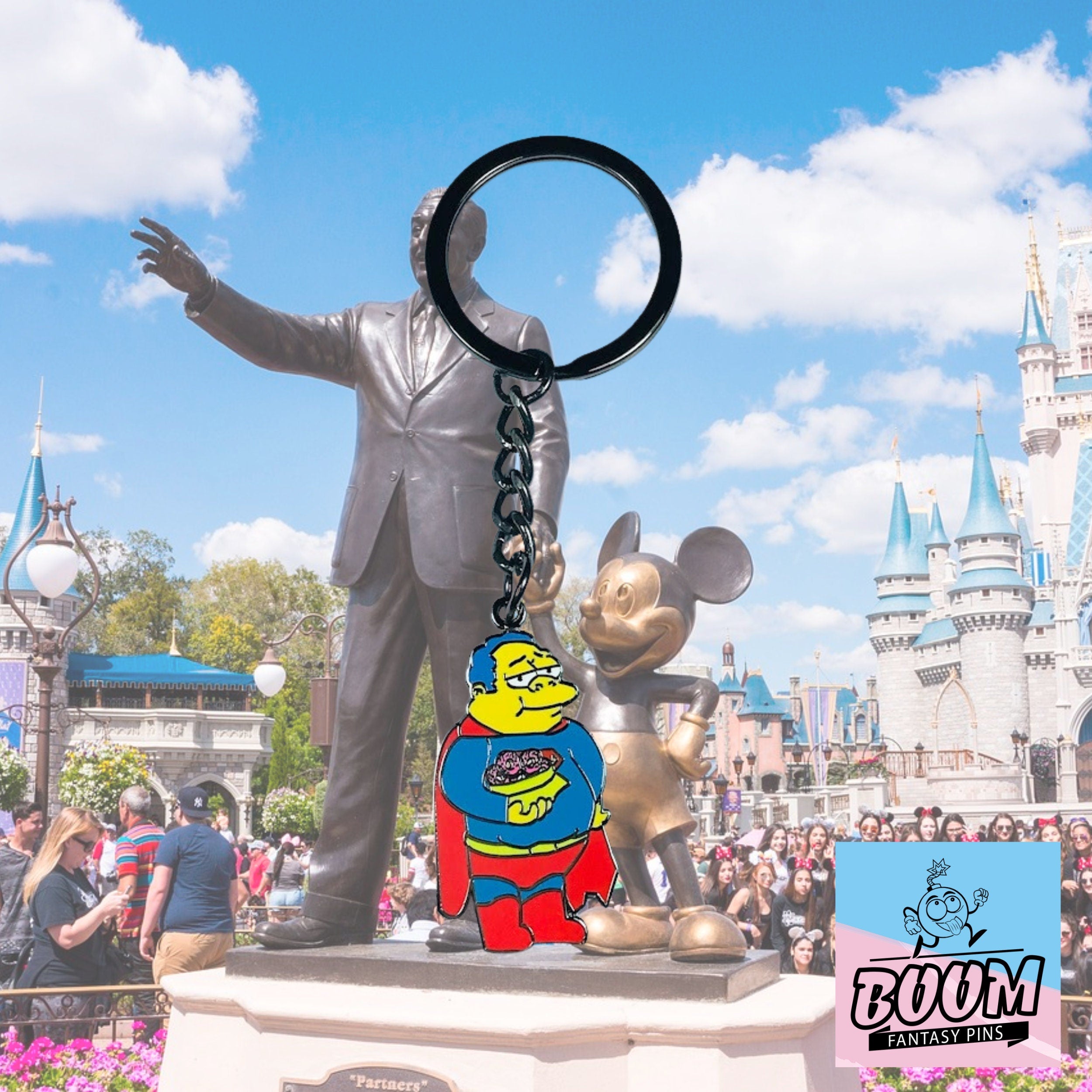 Porte-clés – Chef Clancy Wiggum des Simpson – Disney Fantasy
