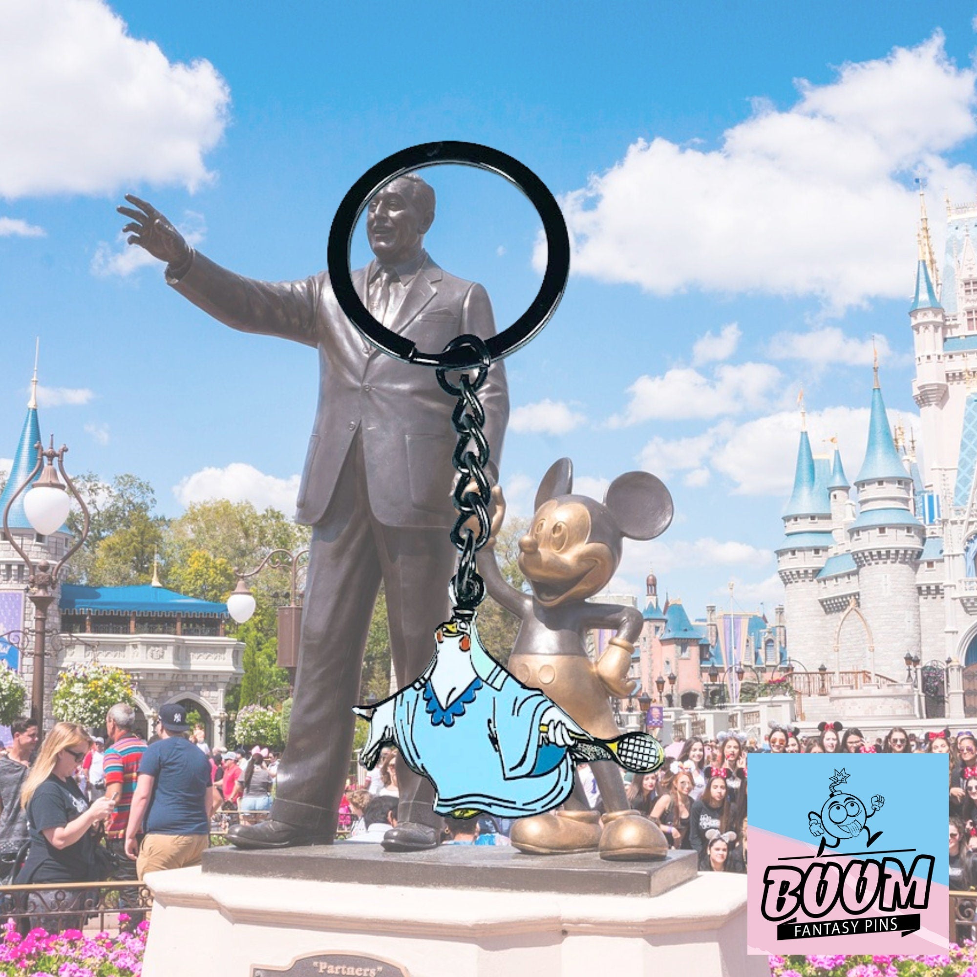 Llavero – Lady Kluck de Robin Hood – Disney Fantasy