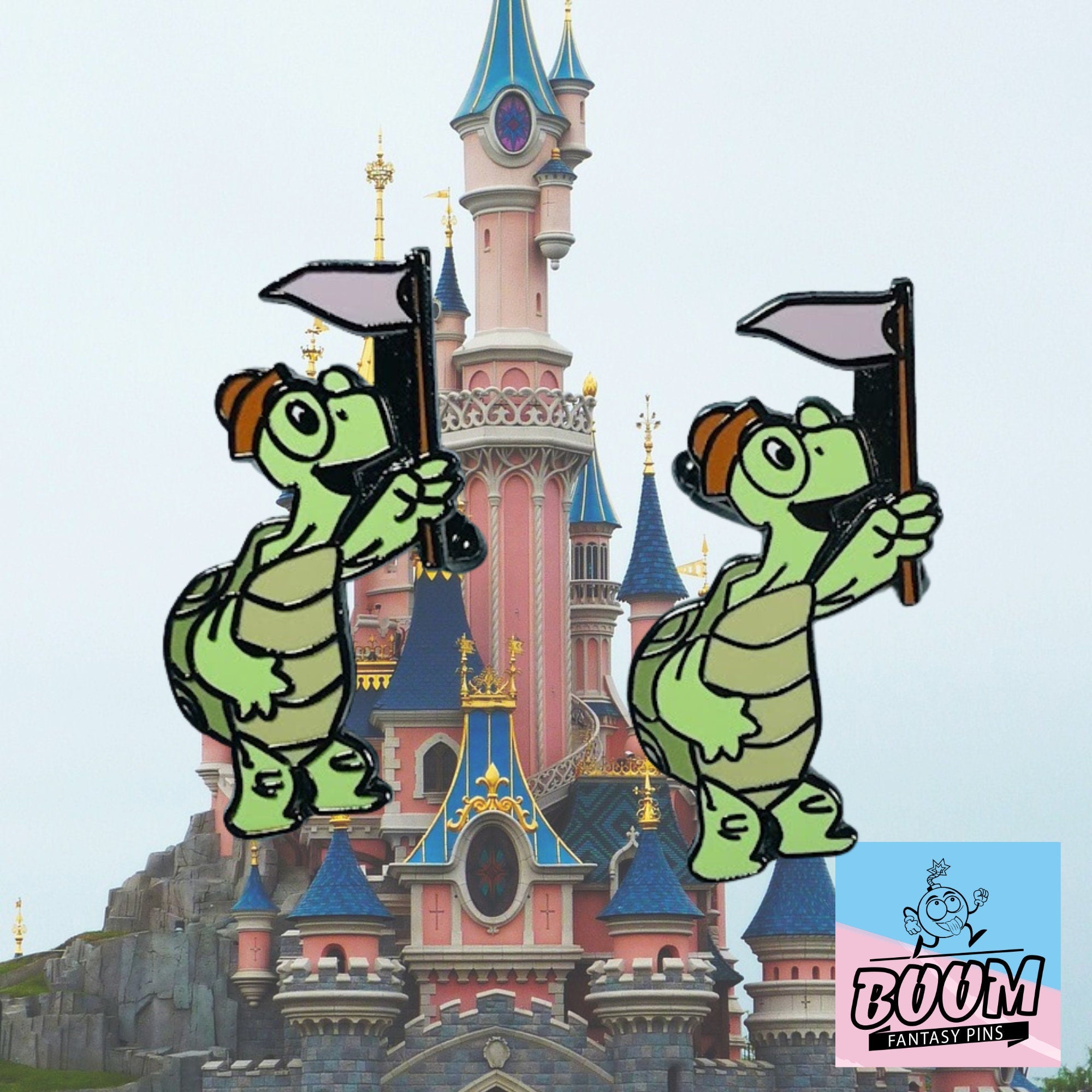 Cufflinks – Toby Turtle from Robin Hood – Disney Fantasy