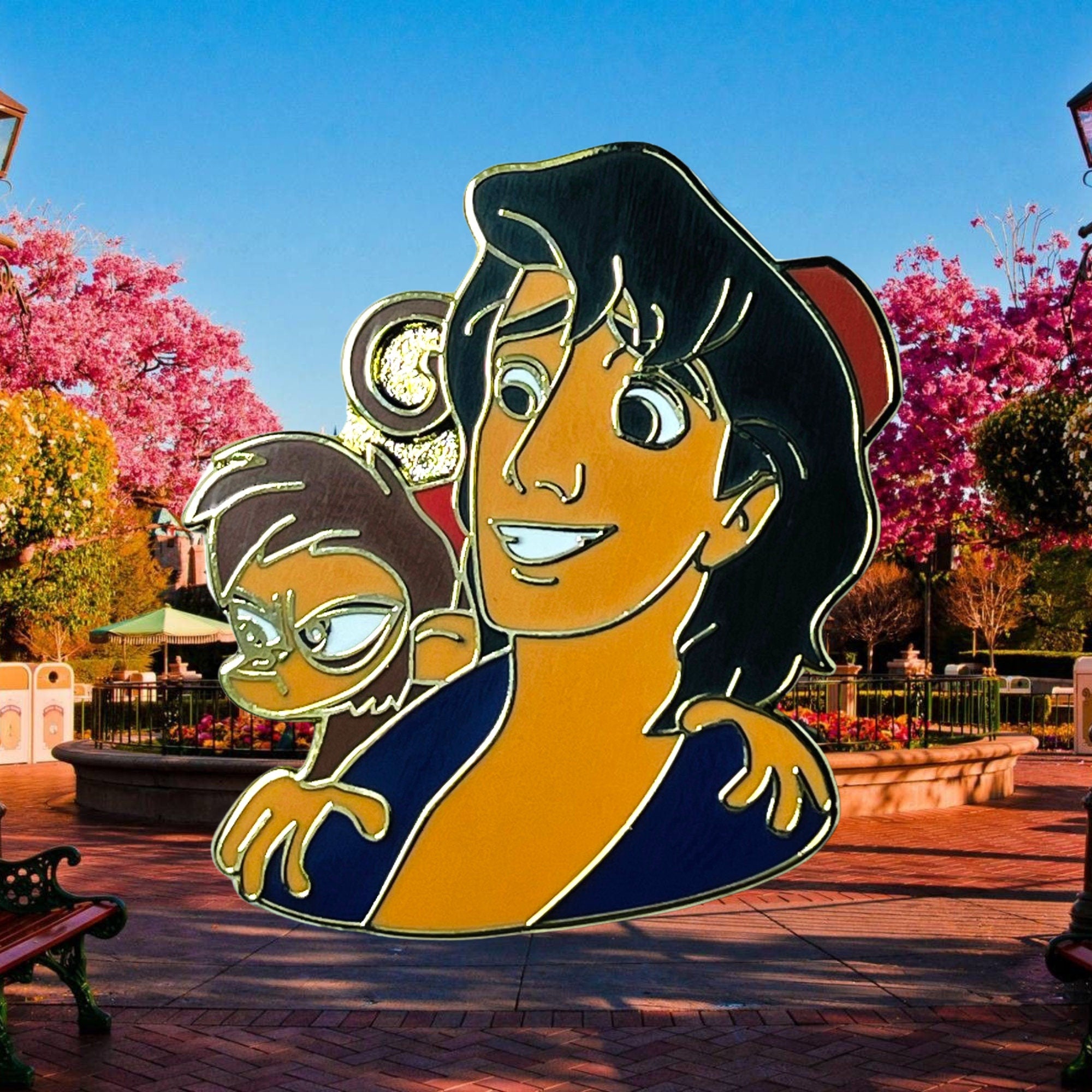 Pin – Aladdin y Abu de Aladdin – Disney Fantasy
