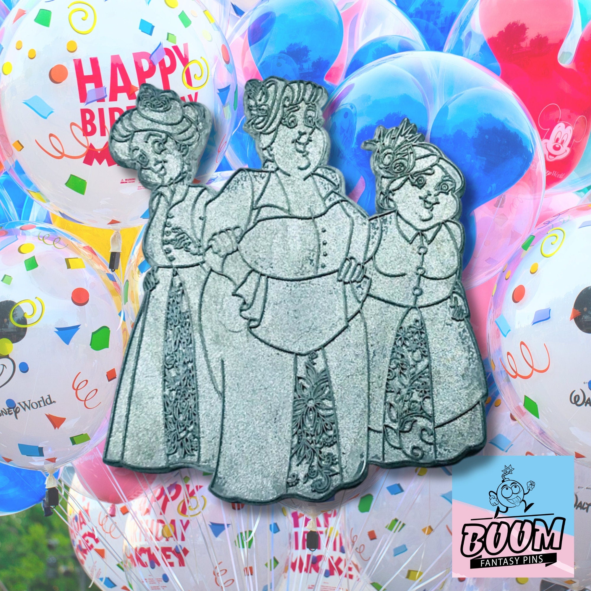 Épinglette – Flora, Fauna et Pimprenelle de La Belle au bois dormant – Disney Fantasy