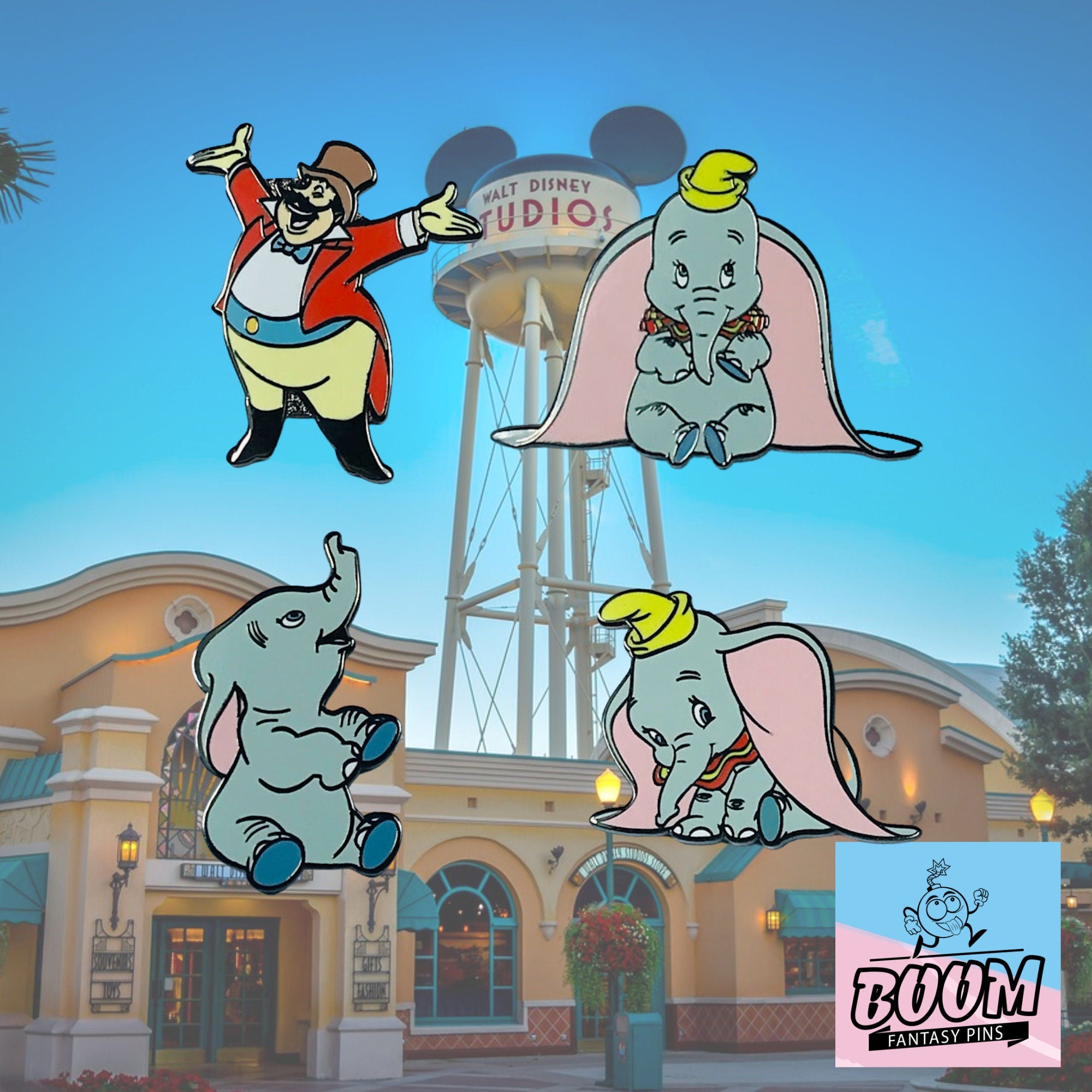 Pin's – Dumbo et le Maître de Cérémonie du film Dumbo – Disney Fantasy