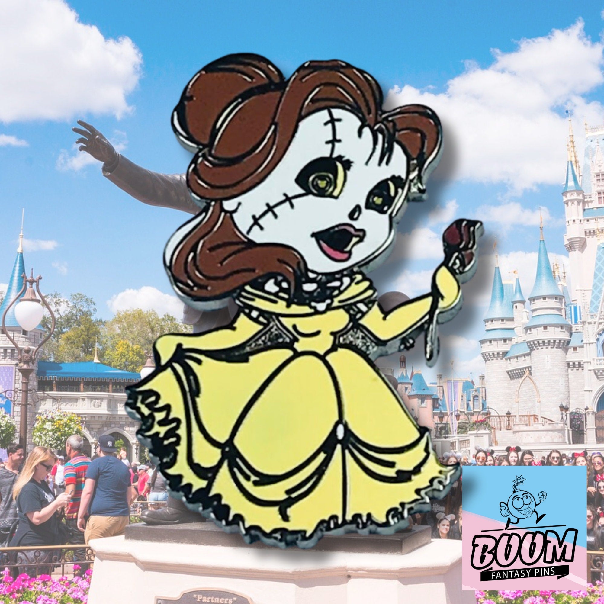 Pin's – Belle en zombie de La Belle et la Bête – Disney Fantasy