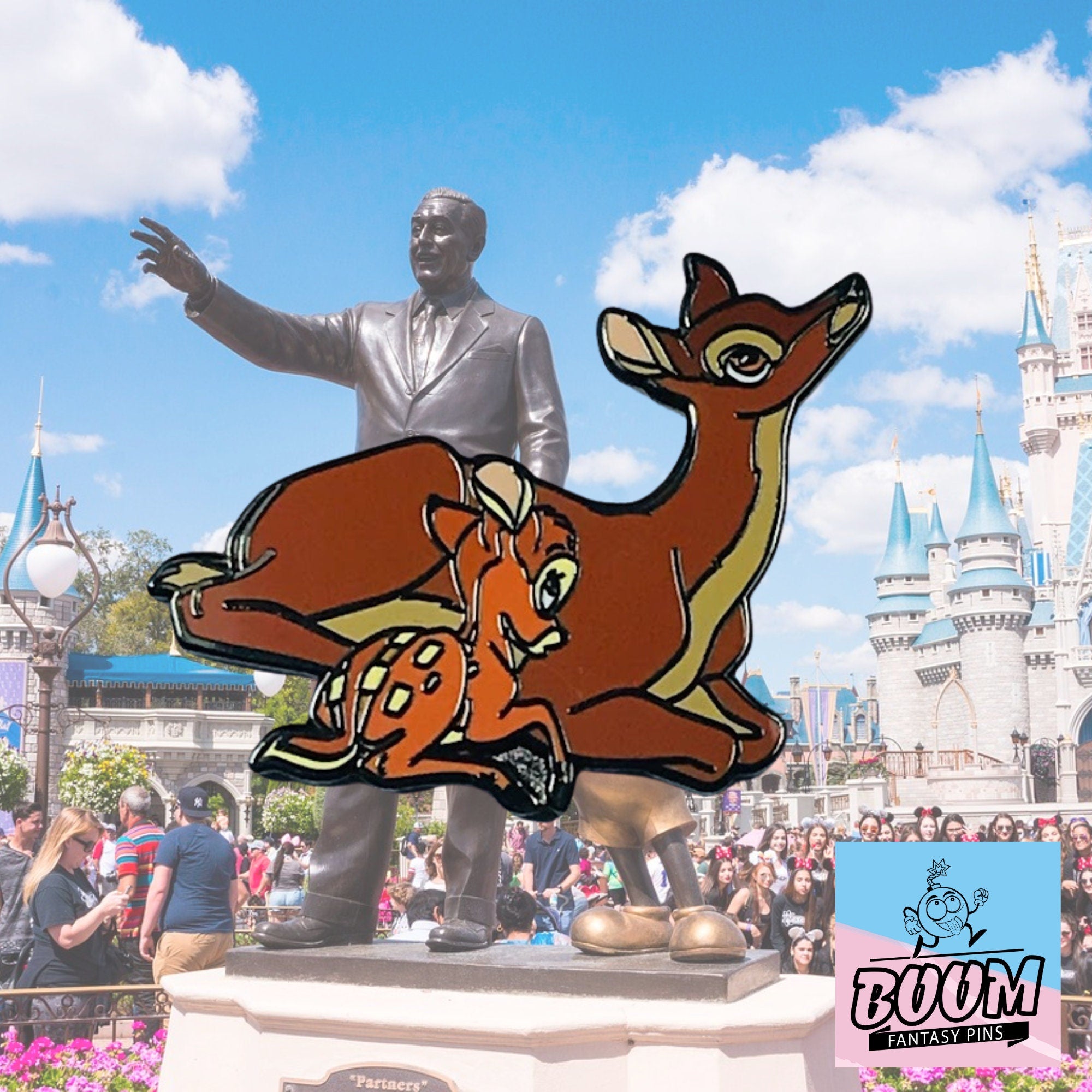 Épingle – La mère de Bambi et Bambi du film Bambi – Disney Fantasy