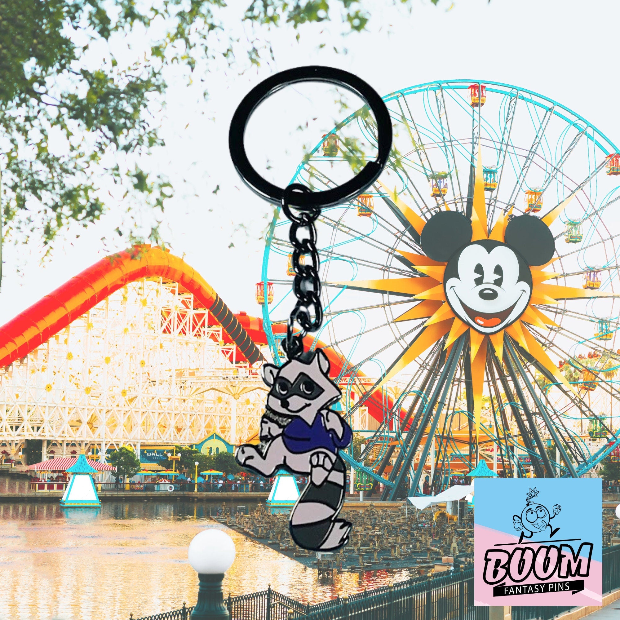 Porte-clés – Raton laveur de Robin des Bois – Disney Fantasy