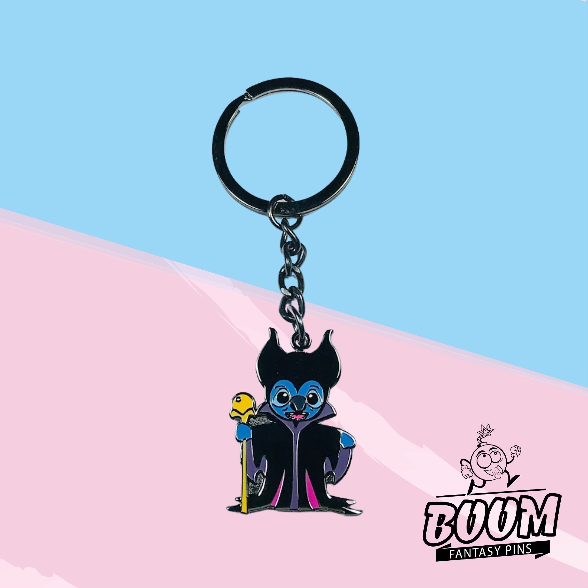 Llavero – Experimento 626 Stitch como Maléfica de Lilo &amp; Stitch – Disney Fantasy