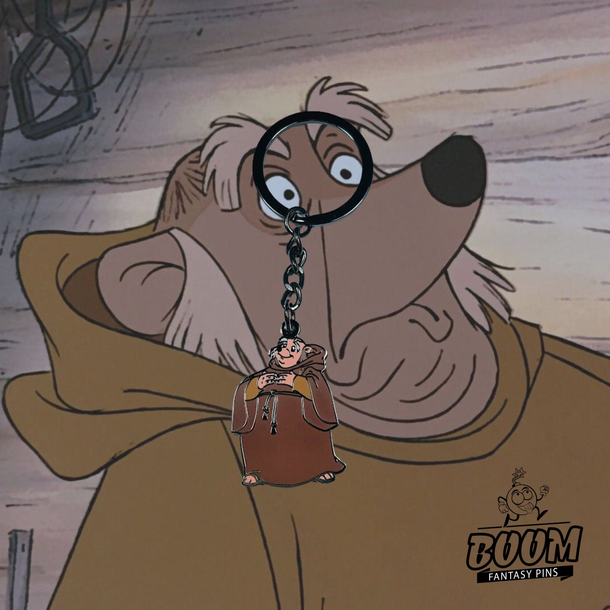 Llavero – Fraile Tuck de Robin Hood – Disney Fantasy