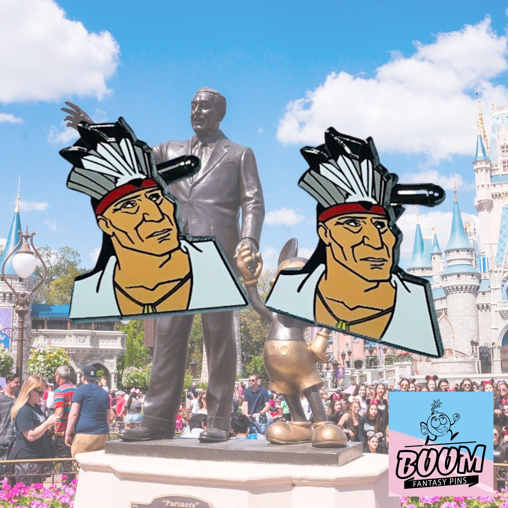 Gemelos – Jefe Powhatan de Pocahontas – Disney Fantasy