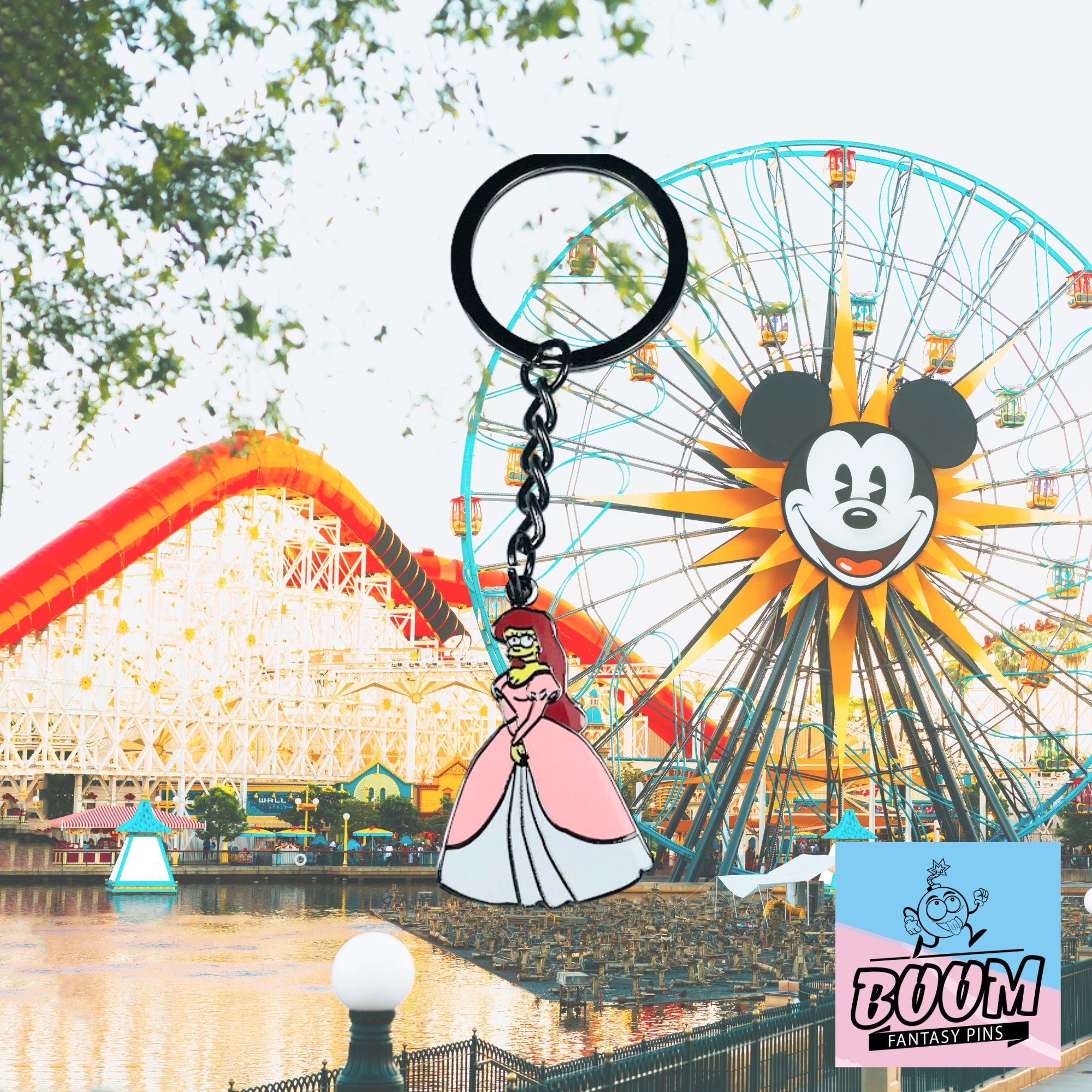 Porte-clés – Lisa Simpson des Simpson (Disney Fantasy)