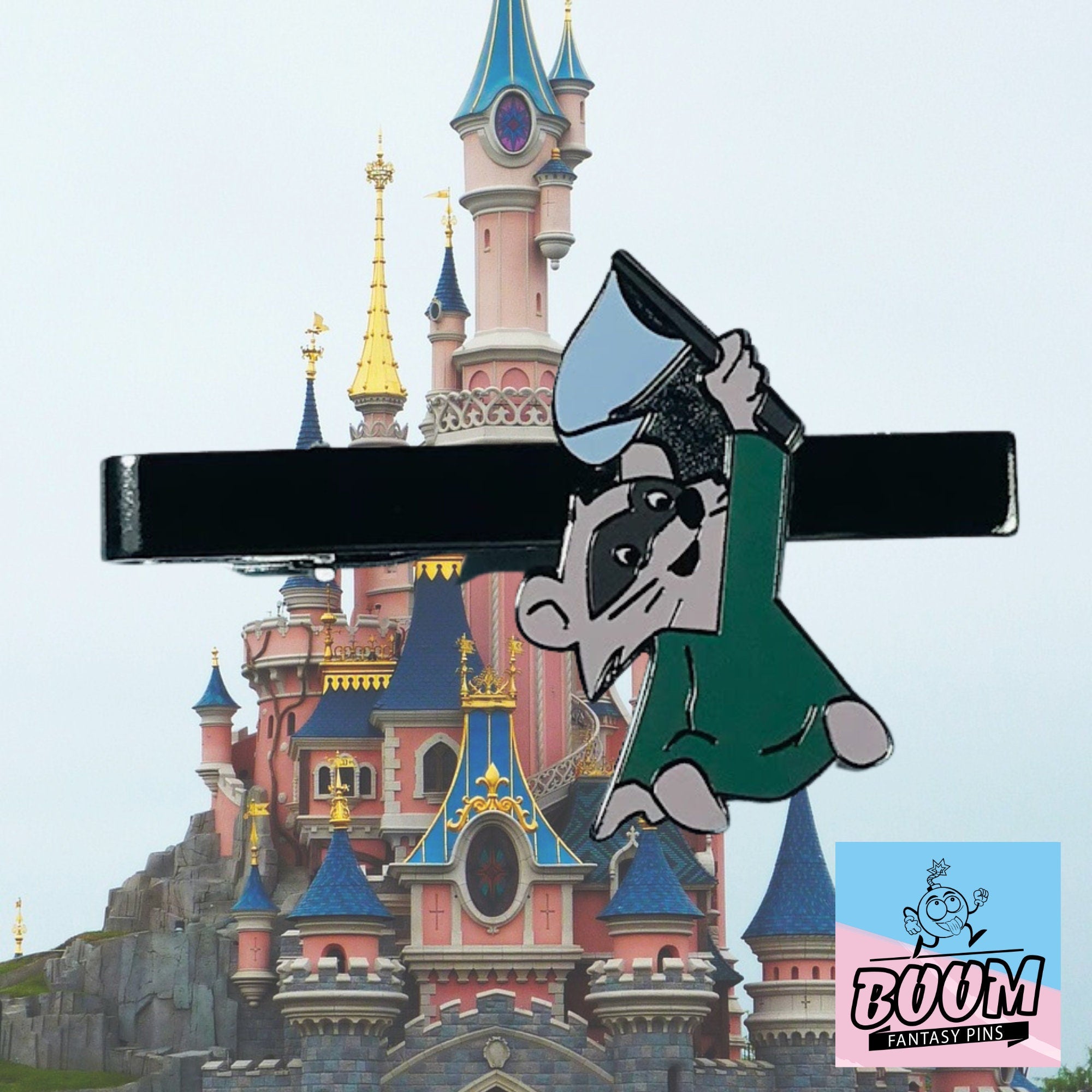 Pinza de corbata – Mapache de bandera azul de Robin Hood – Disney Fantasy