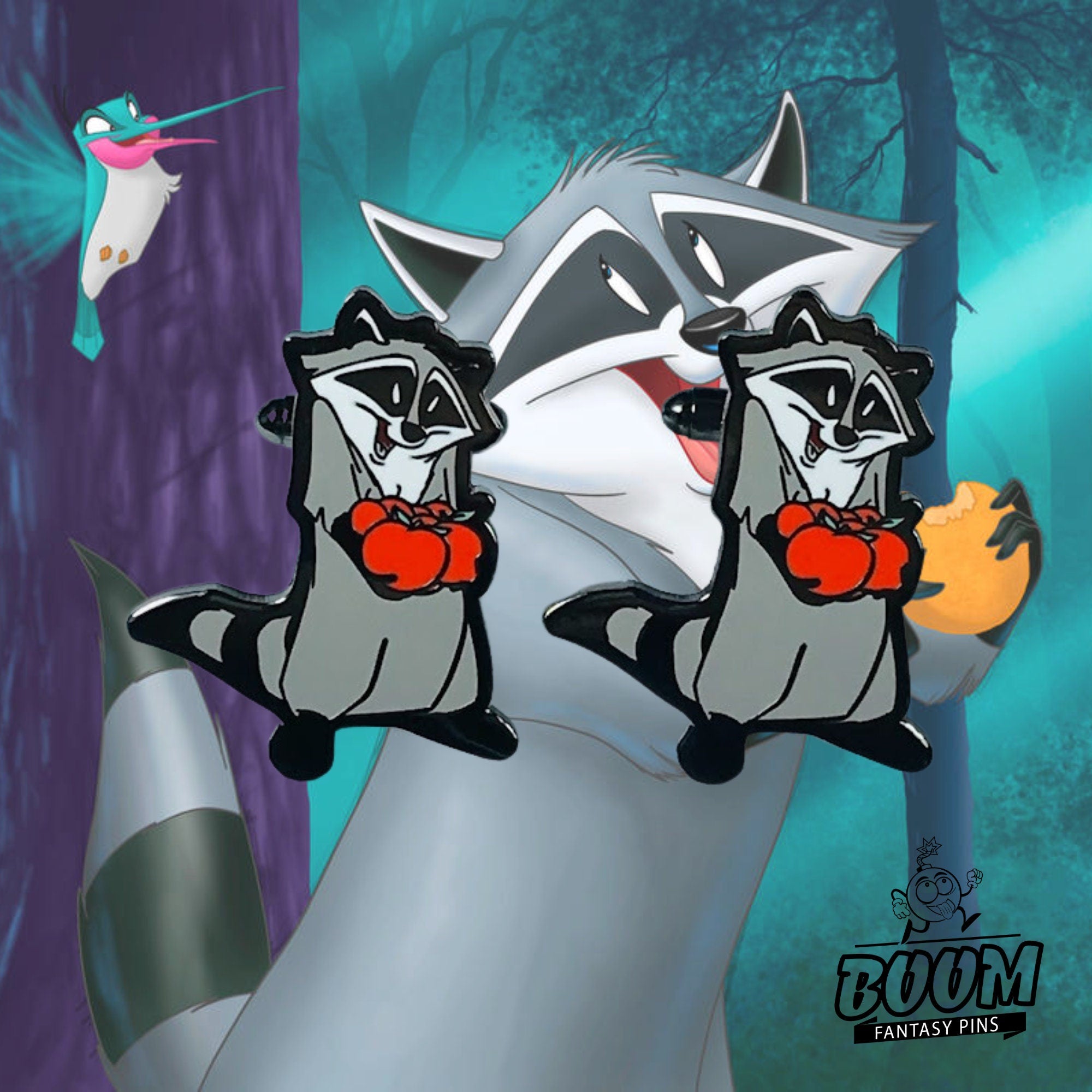 Boutons de manchette – Meeko de Pocahontas – Disney Fantasy