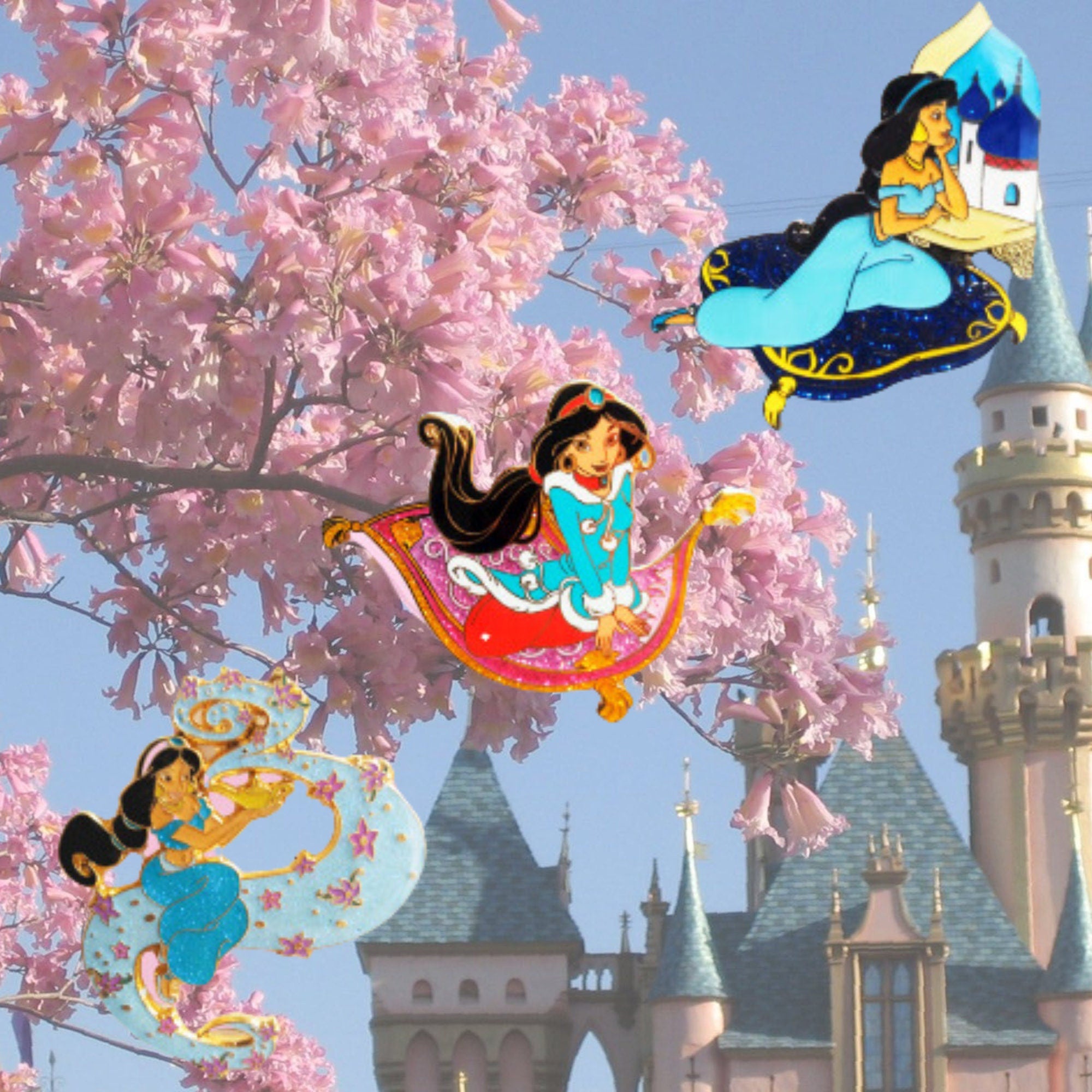 Pin's – Princesse Jasmine d'Aladdin – Disney Fantasy