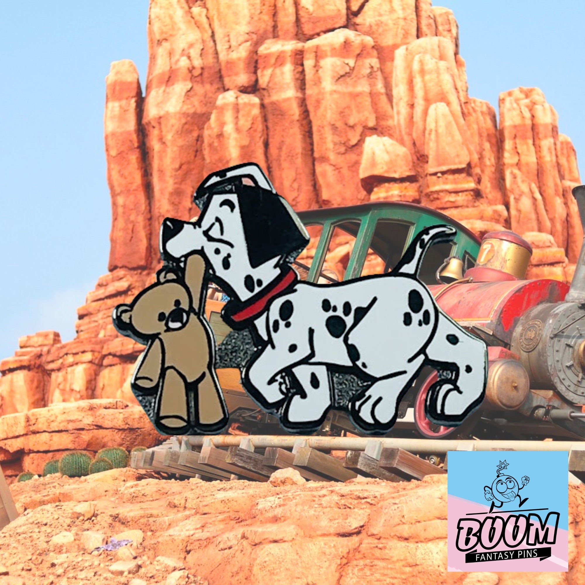 Pin – Patch y Teddy de 101 Dálmatas – Disney Fantasy