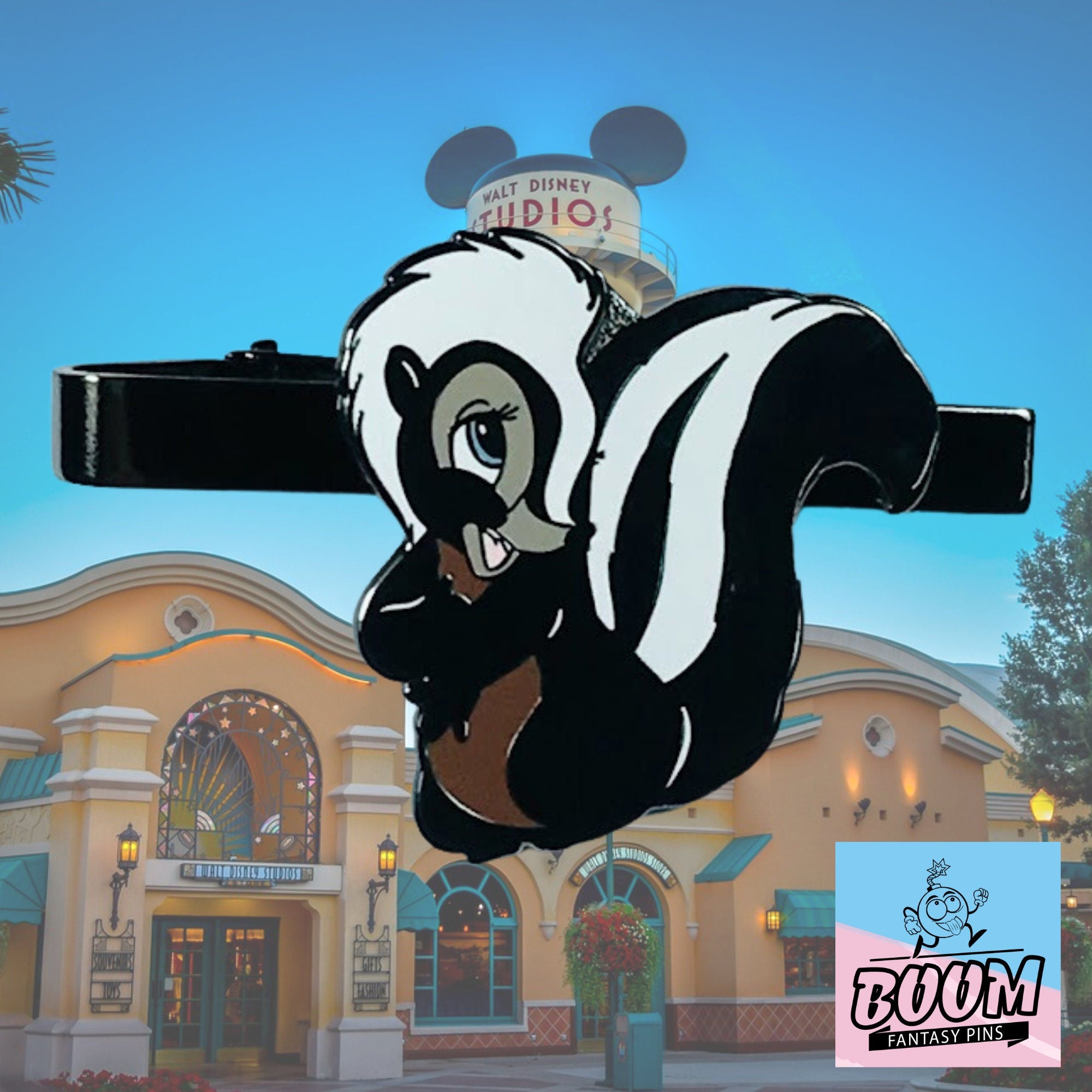 Pinza de corbata – Flor de Bambi – Disney Fantasy