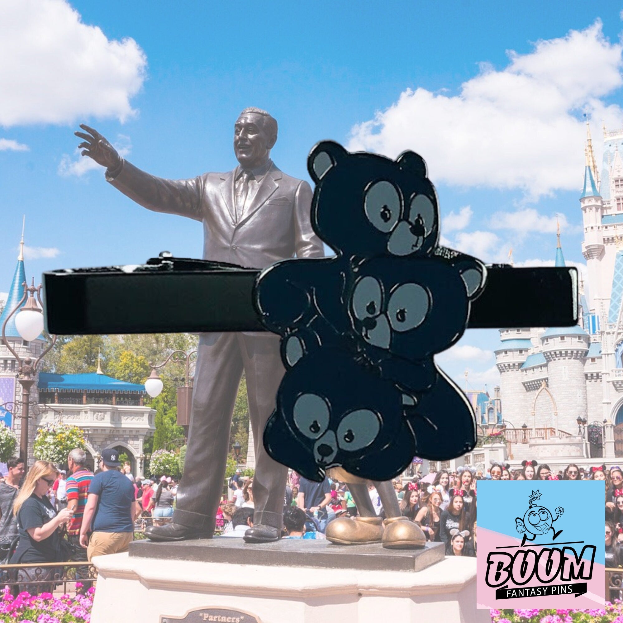 Pince à cravate – Les trois petits ours de Rebelle – Disney Fantasy