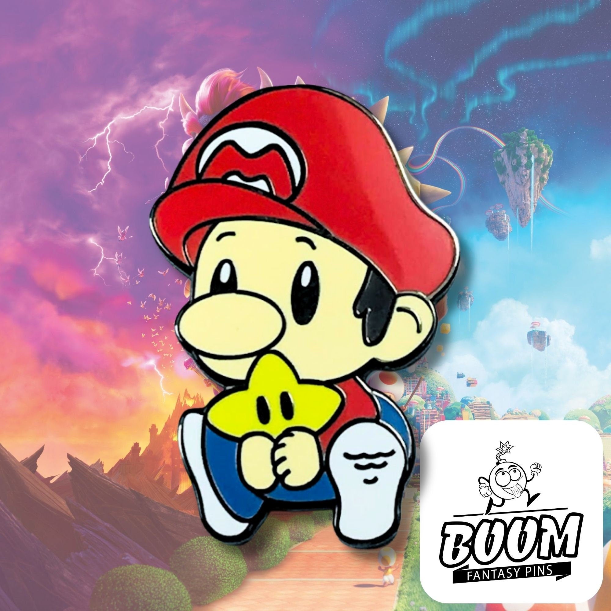 Pin – Mario de Super Mario Bros – Franquicia de Nintendo