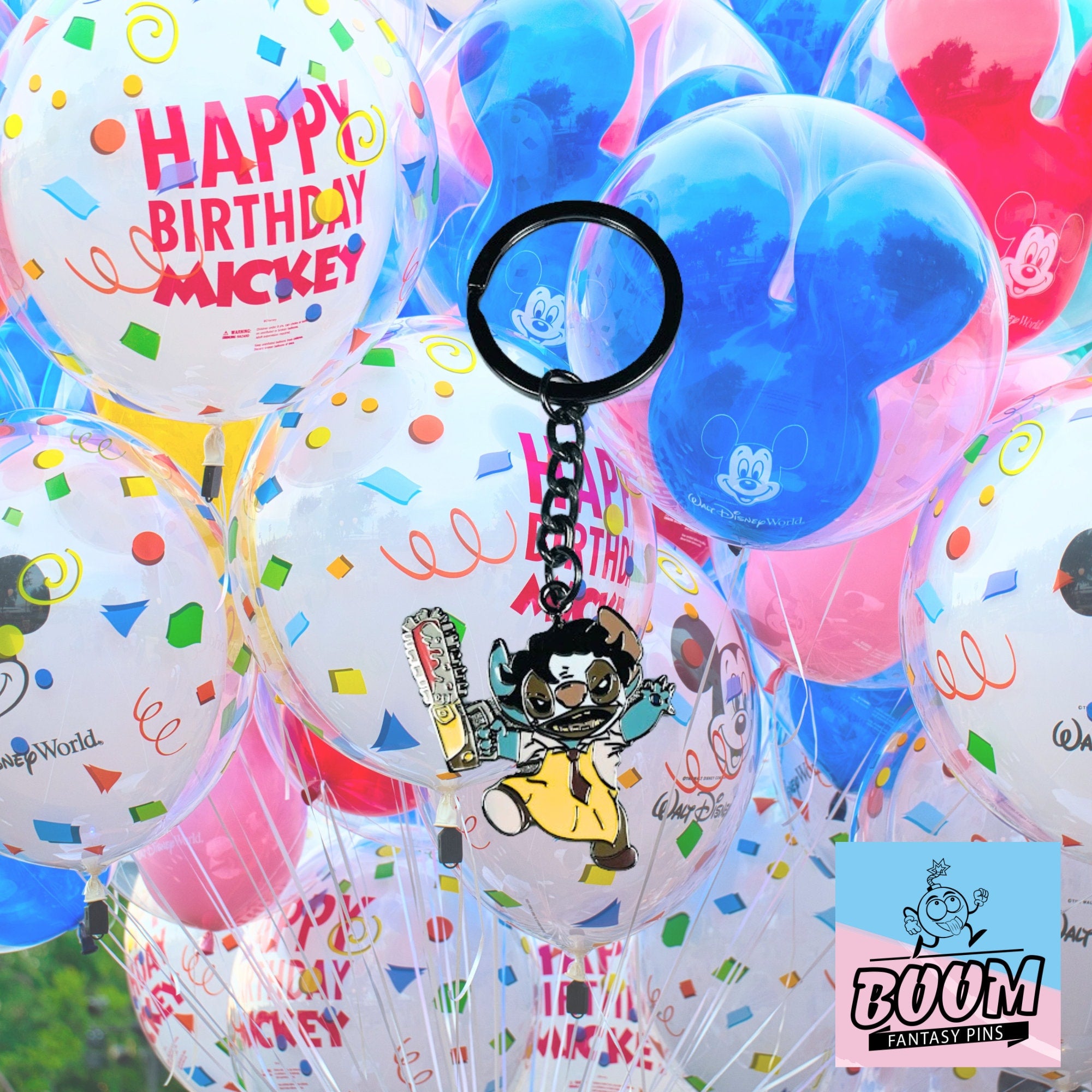 Llavero - Stitch como Leatherface de Lilo &amp; Stitch - Disney Fantasy