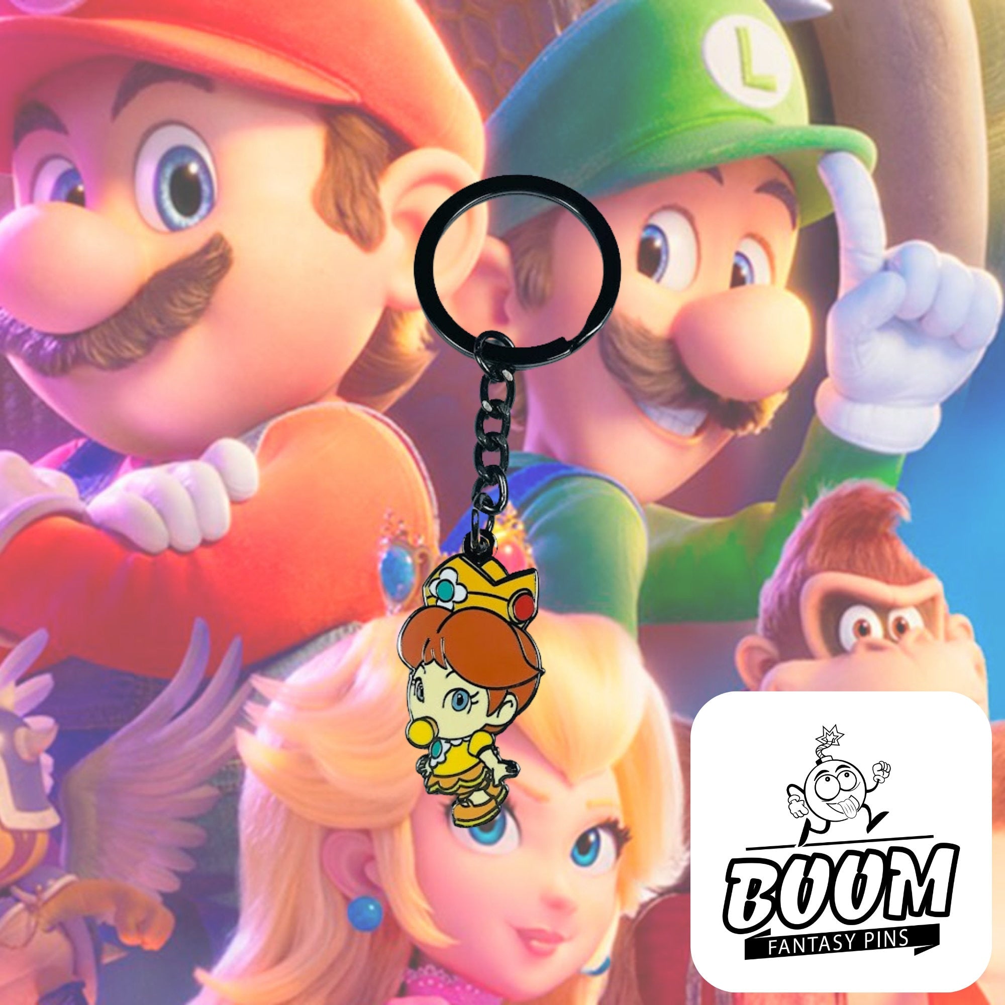 Keychain – Princess Daisy from Super Mario Bros – Disney Fantasy
