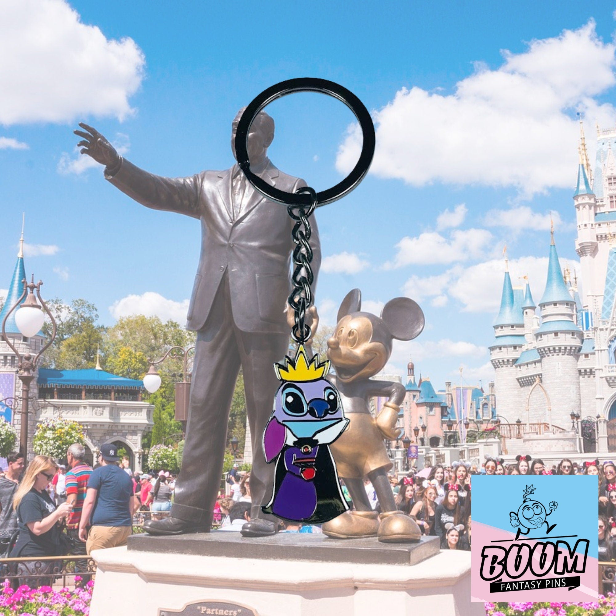 Llavero – Experimento 626 Stitch como la Reina Malvada de Lilo &amp; Stitch – Disney Fantasy