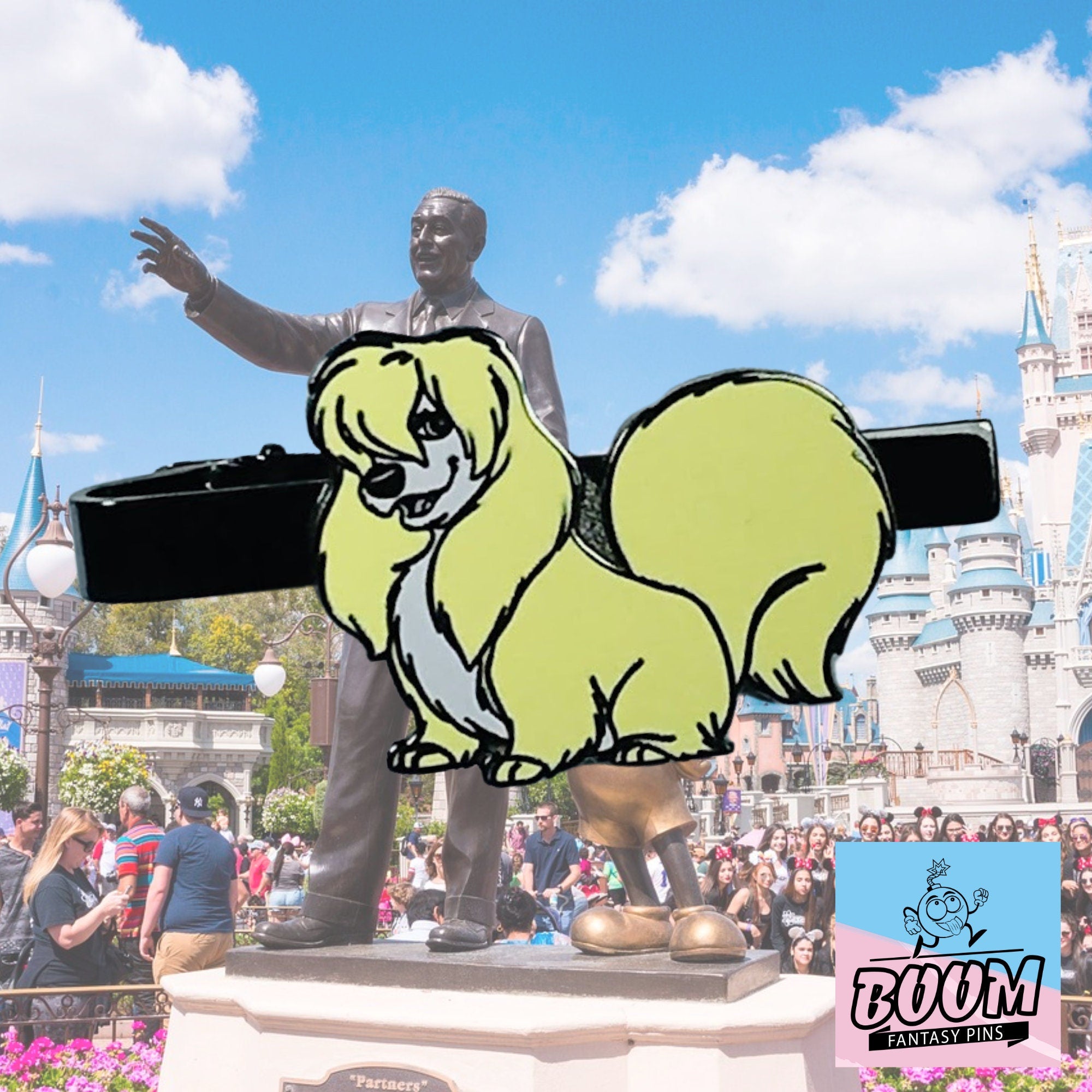 Pinza de corbata – Pinza de La Dama y el Vagabundo – Disney Fantasy