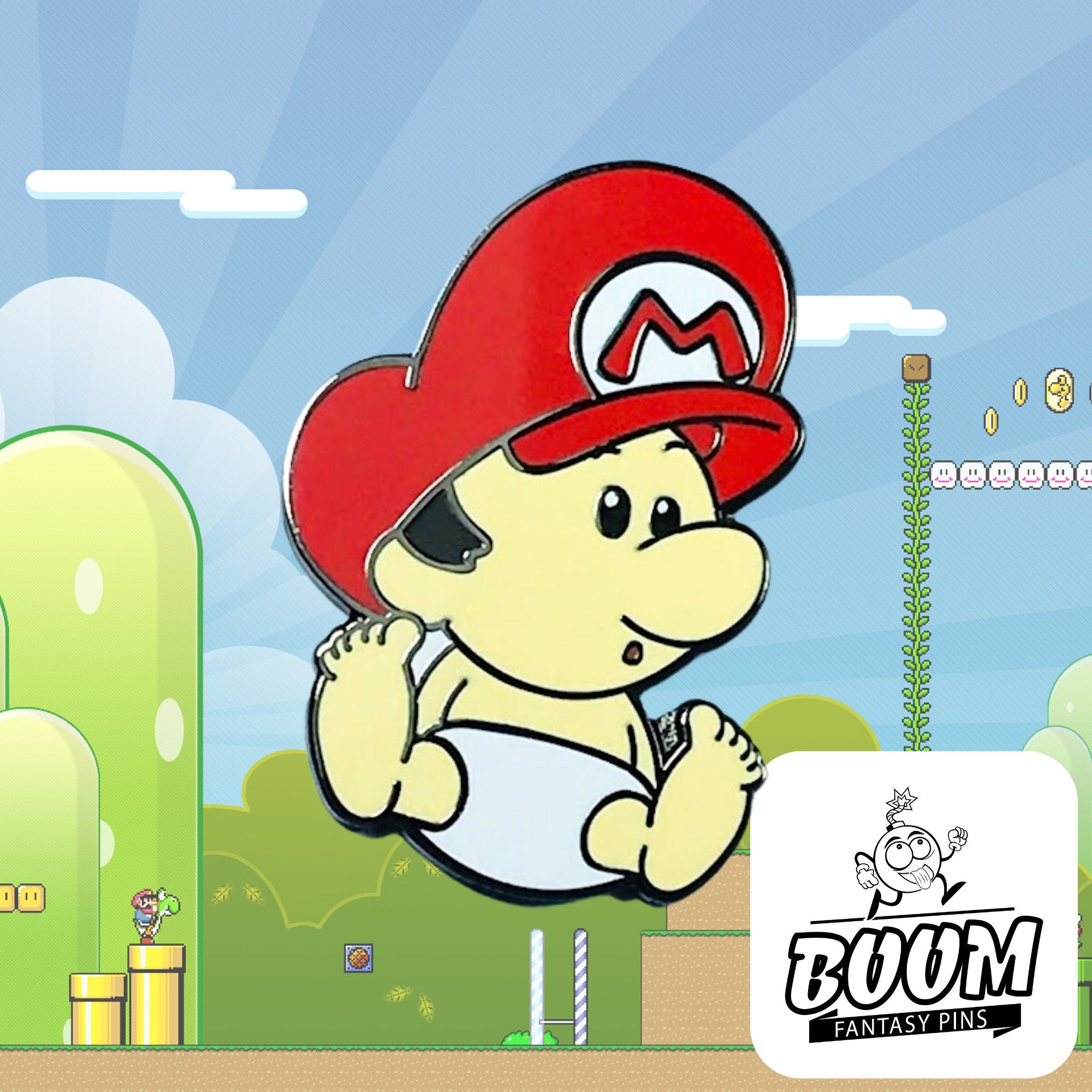 Pin's – Mario de Super Mario Bros – Franchise Nintendo