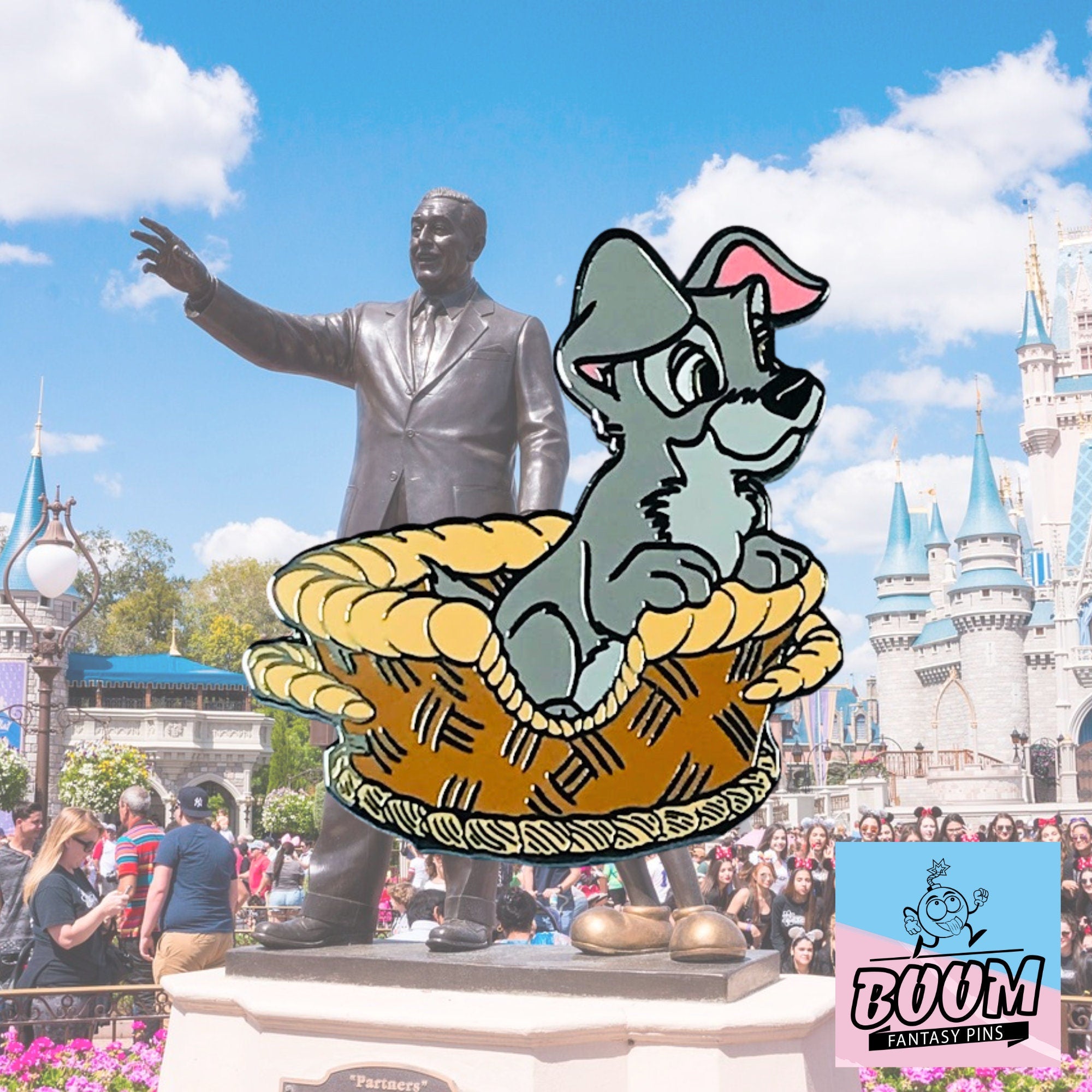Pin – Little Tramp from Lady and the Tramp – Disney Fantasy