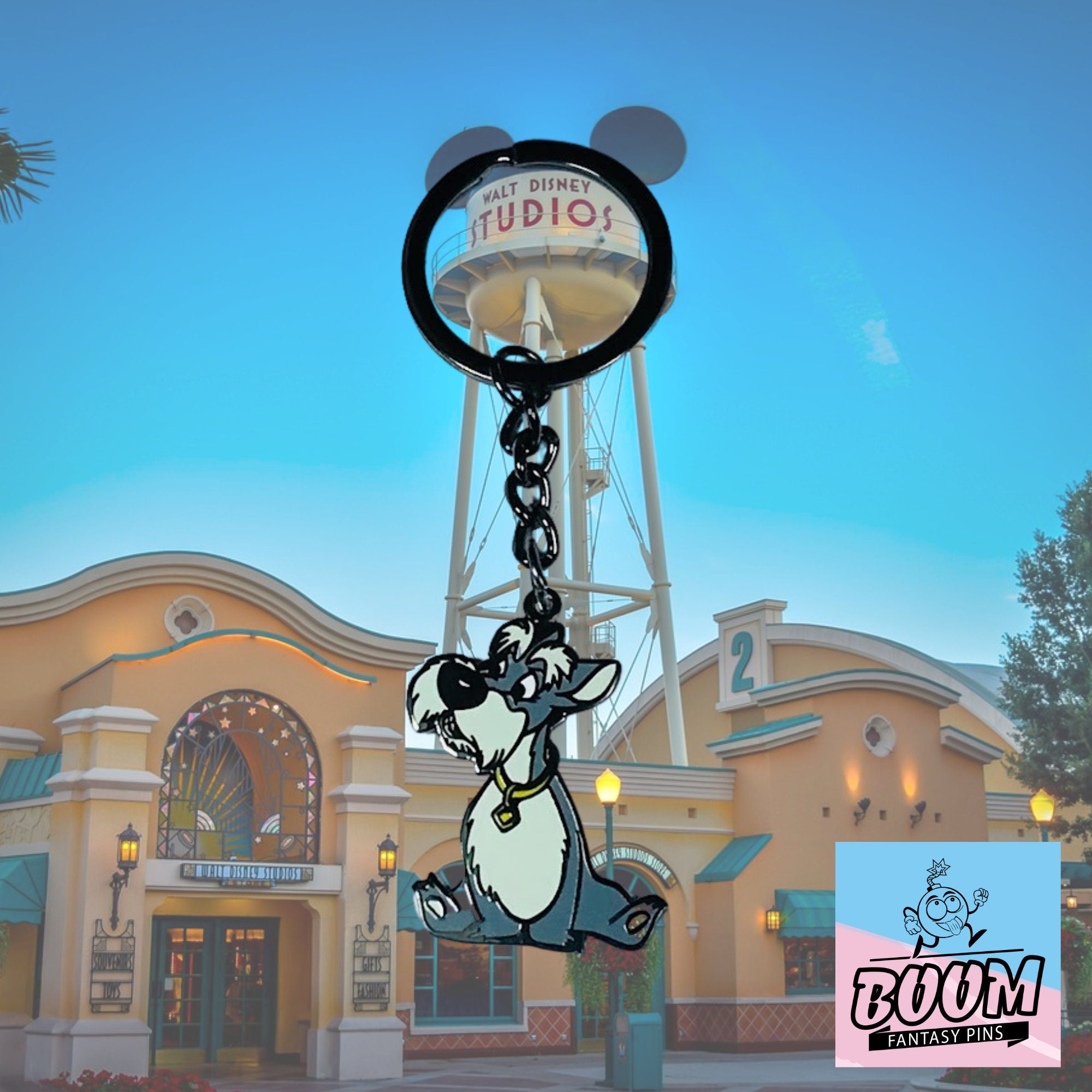 Llavero – Jock de La Dama y el Vagabundo – Disney Fantasy