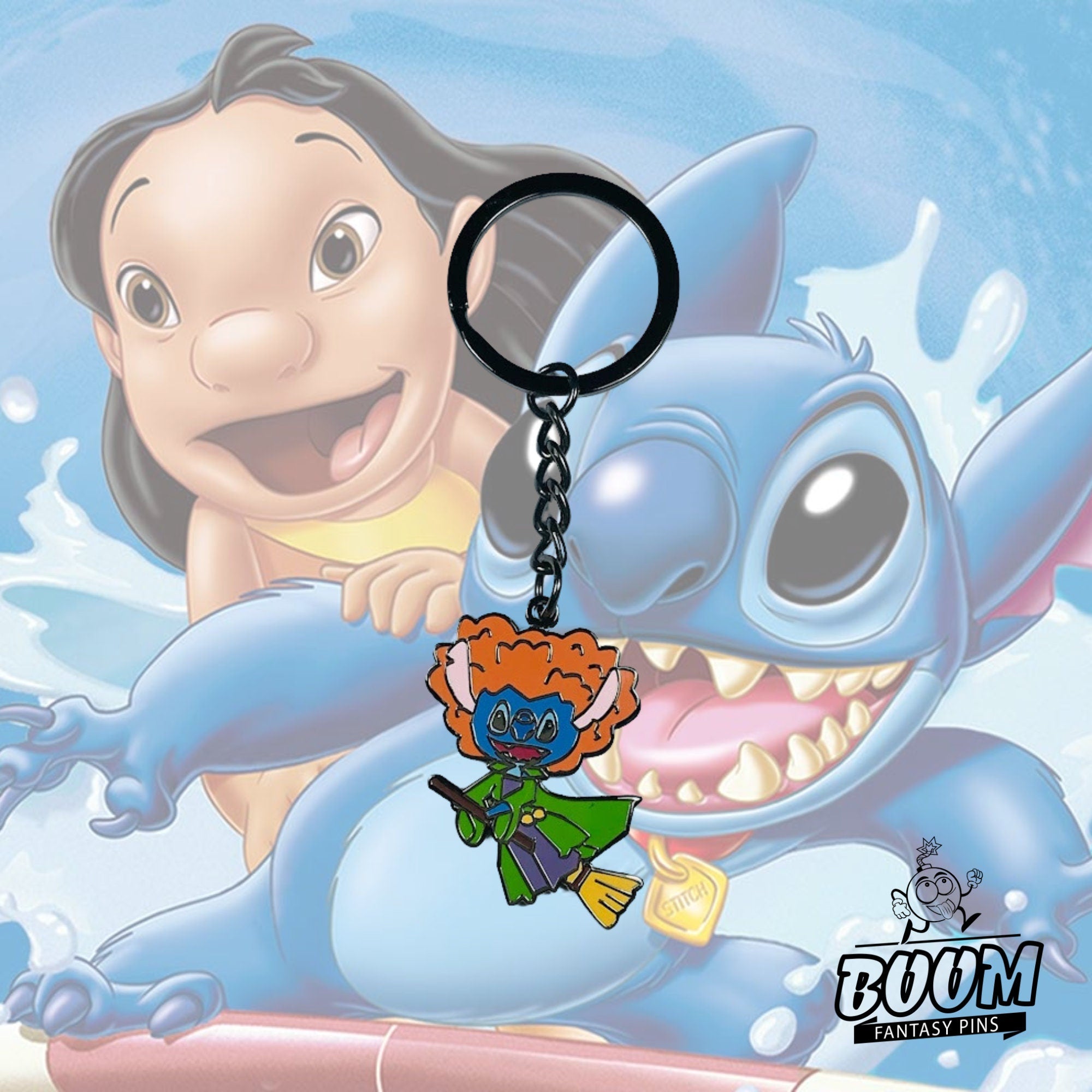 Llavero – Stitch como Winifred de Lilo &amp; Stitch – Disney Fantasy