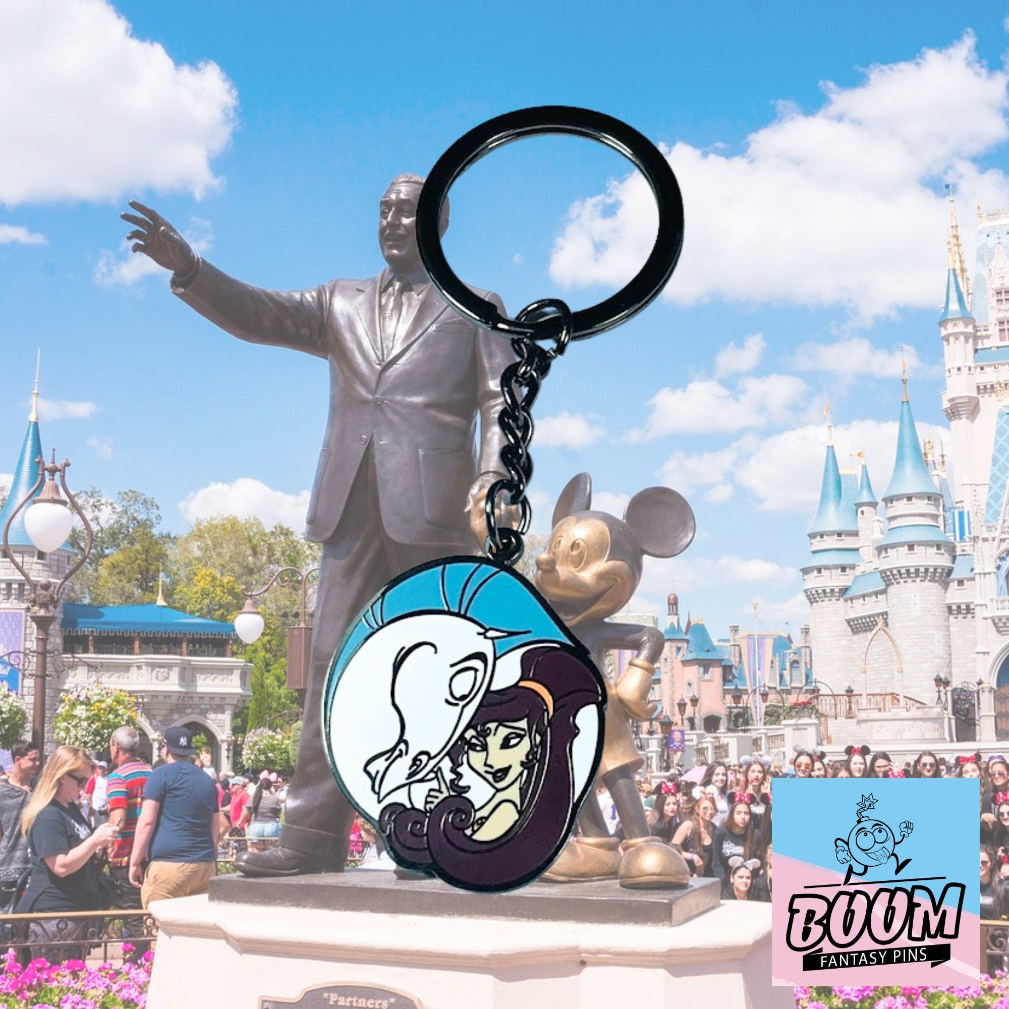 Llavero – Megara y Pegaso de Hércules – Disney Fantasy