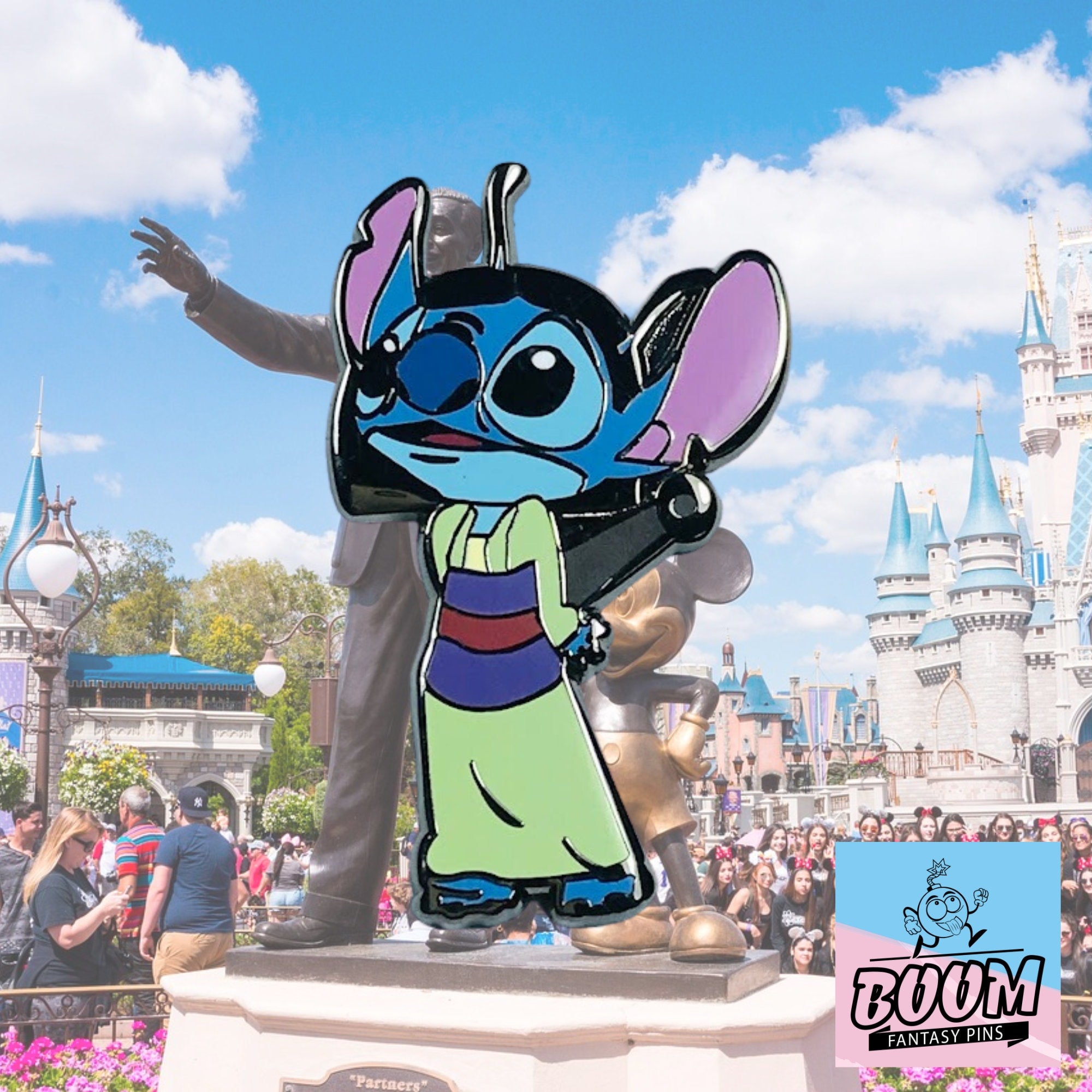 Pin's – Stitch en Mulan de Lilo &amp; Stitch – Disney Fantasy
