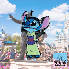 Pin's – Stitch en Mulan de Lilo &amp; Stitch – Disney Fantasy