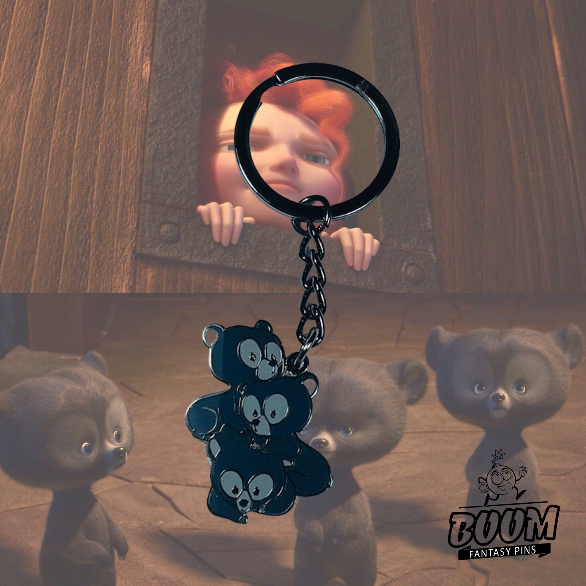 Llavero – Los 3 ositos de Valiente – Disney Fantasy