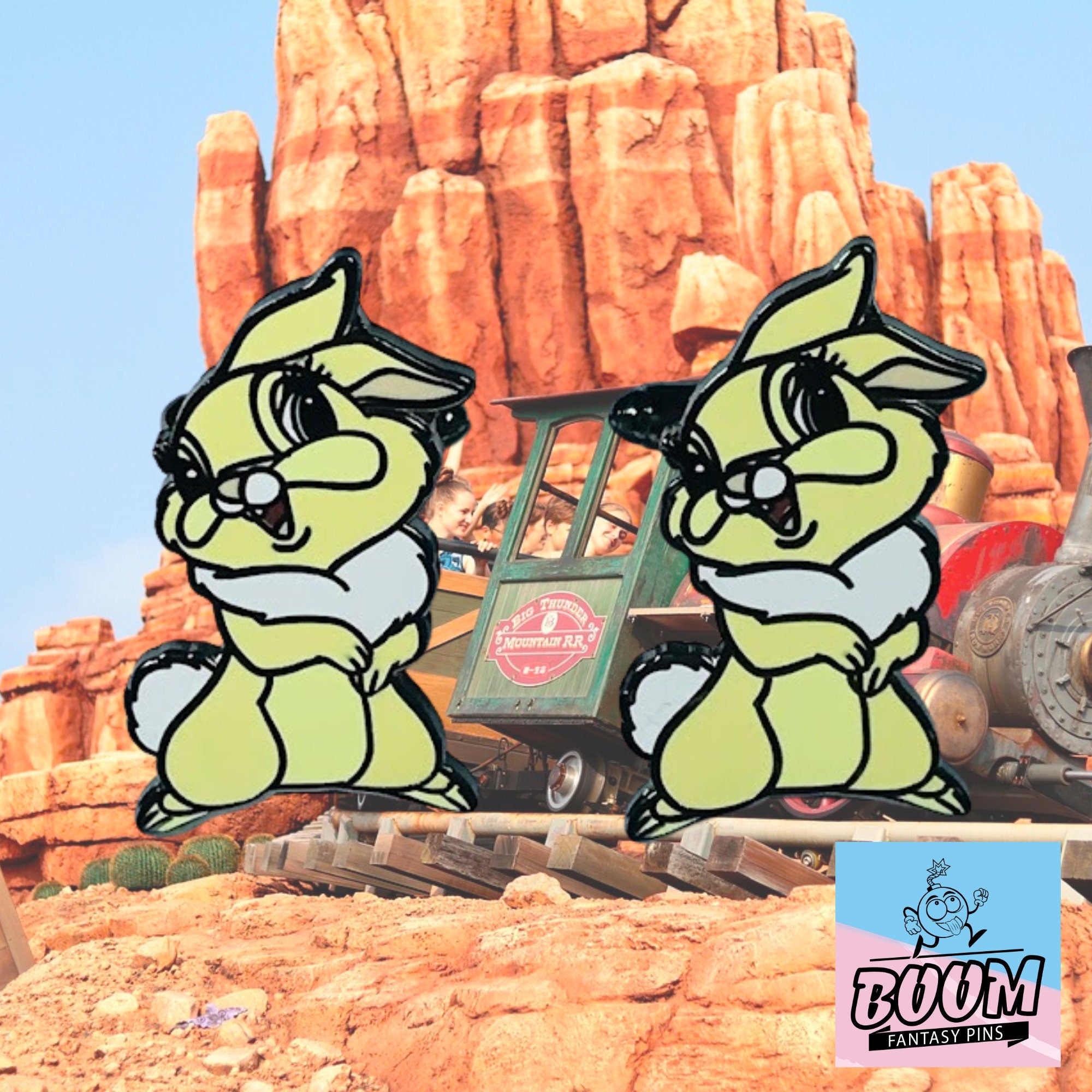 Boutons de manchette – Miss Bunny de Bambi – Disney Fantasy