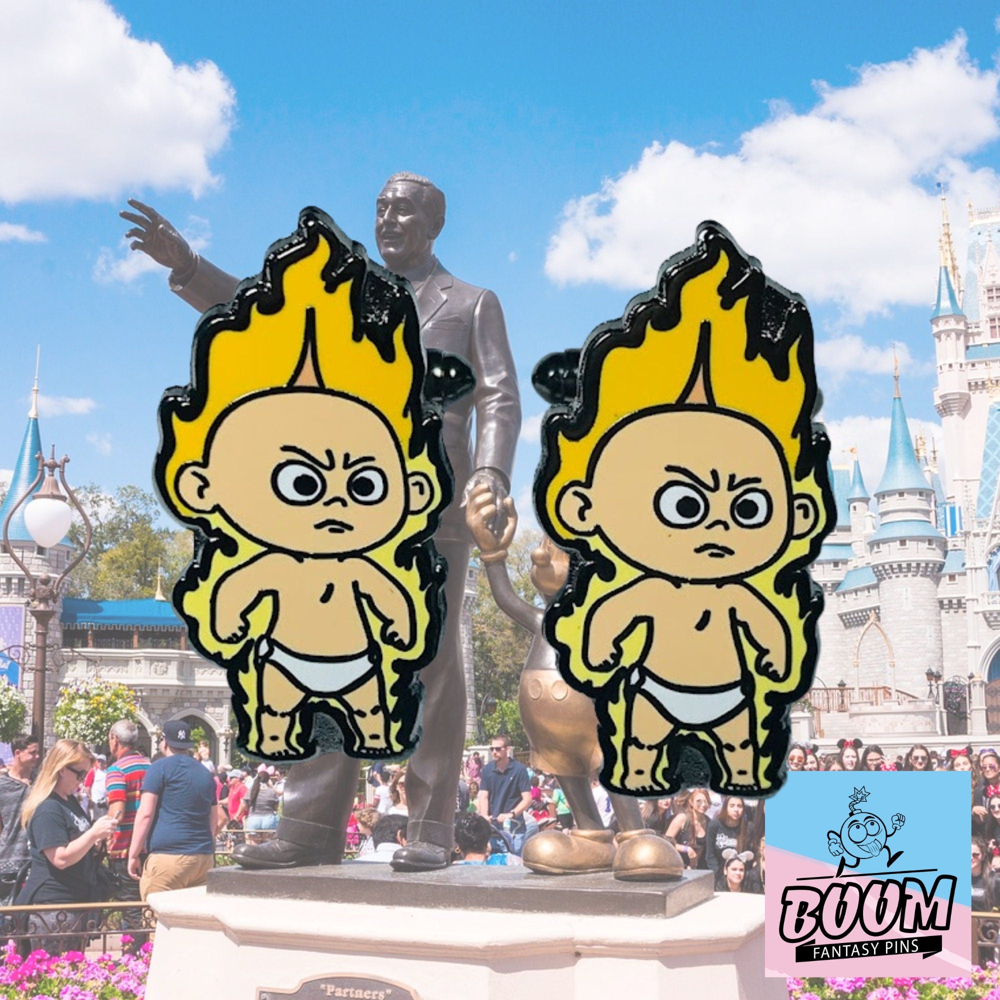 Boutons de manchette – Jack Jack Parr des Indestructibles – Disney Fantasy